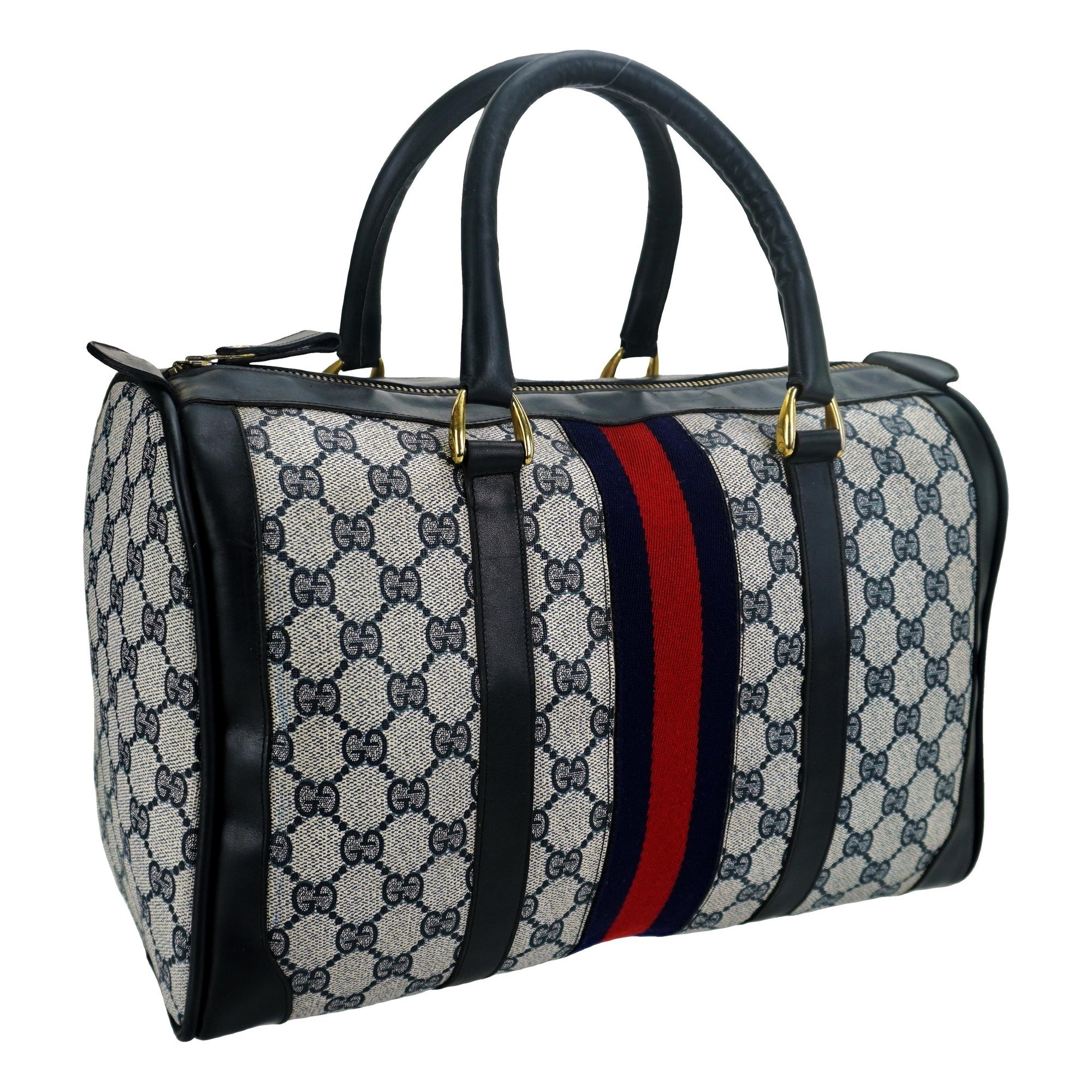 Ophidia Boston leather tote
