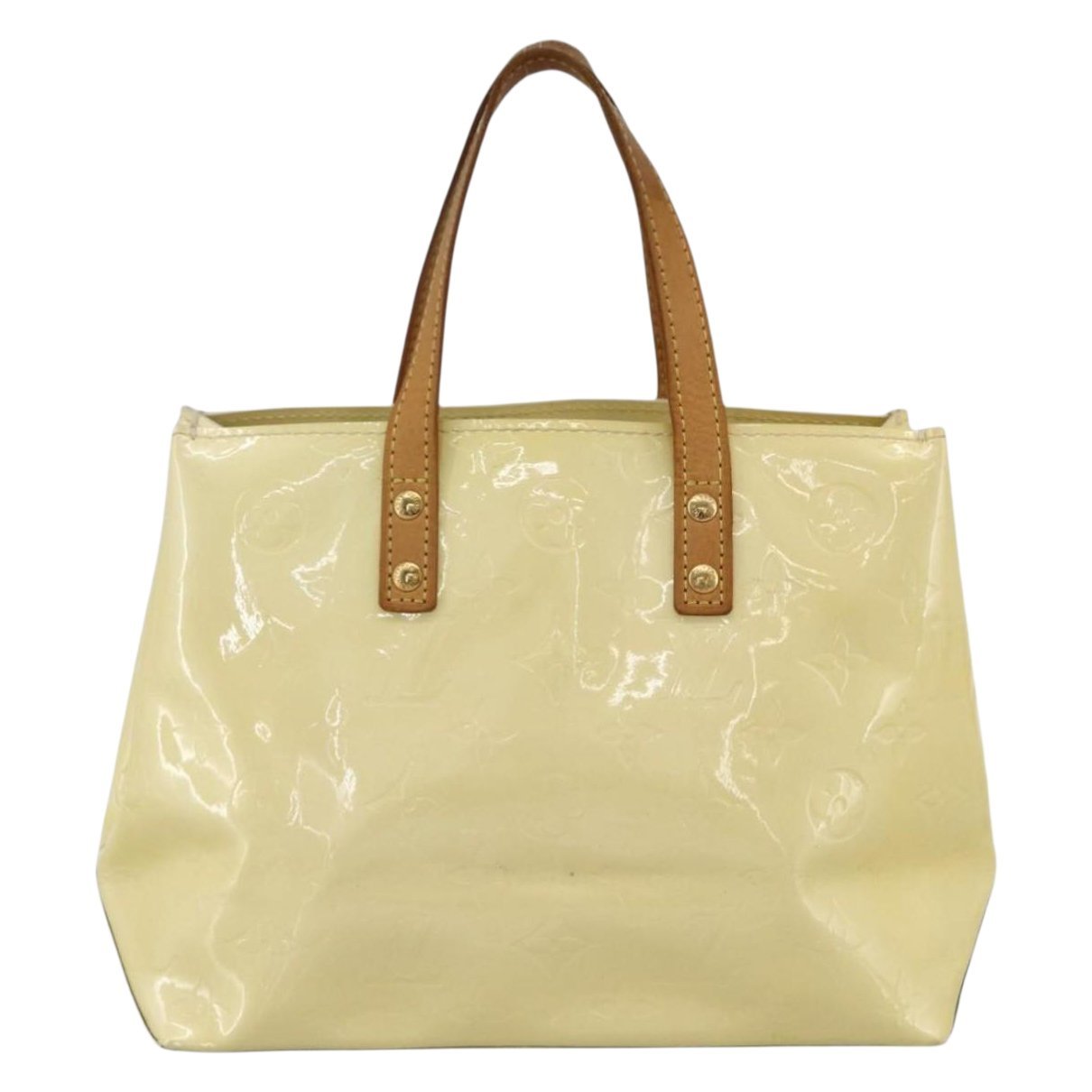 Reade patent leather handbag
