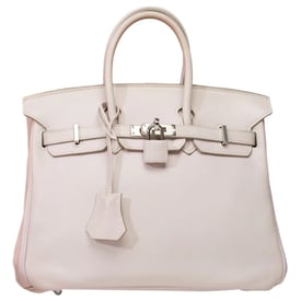 Hermes Birkin 25 Handbag Pink Swift Leather 2007