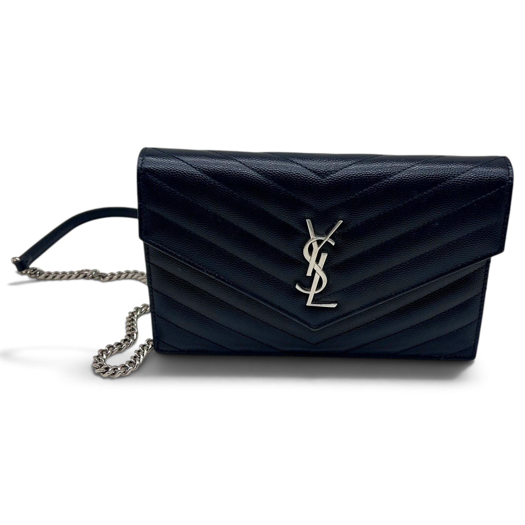 Envelope leather handbag