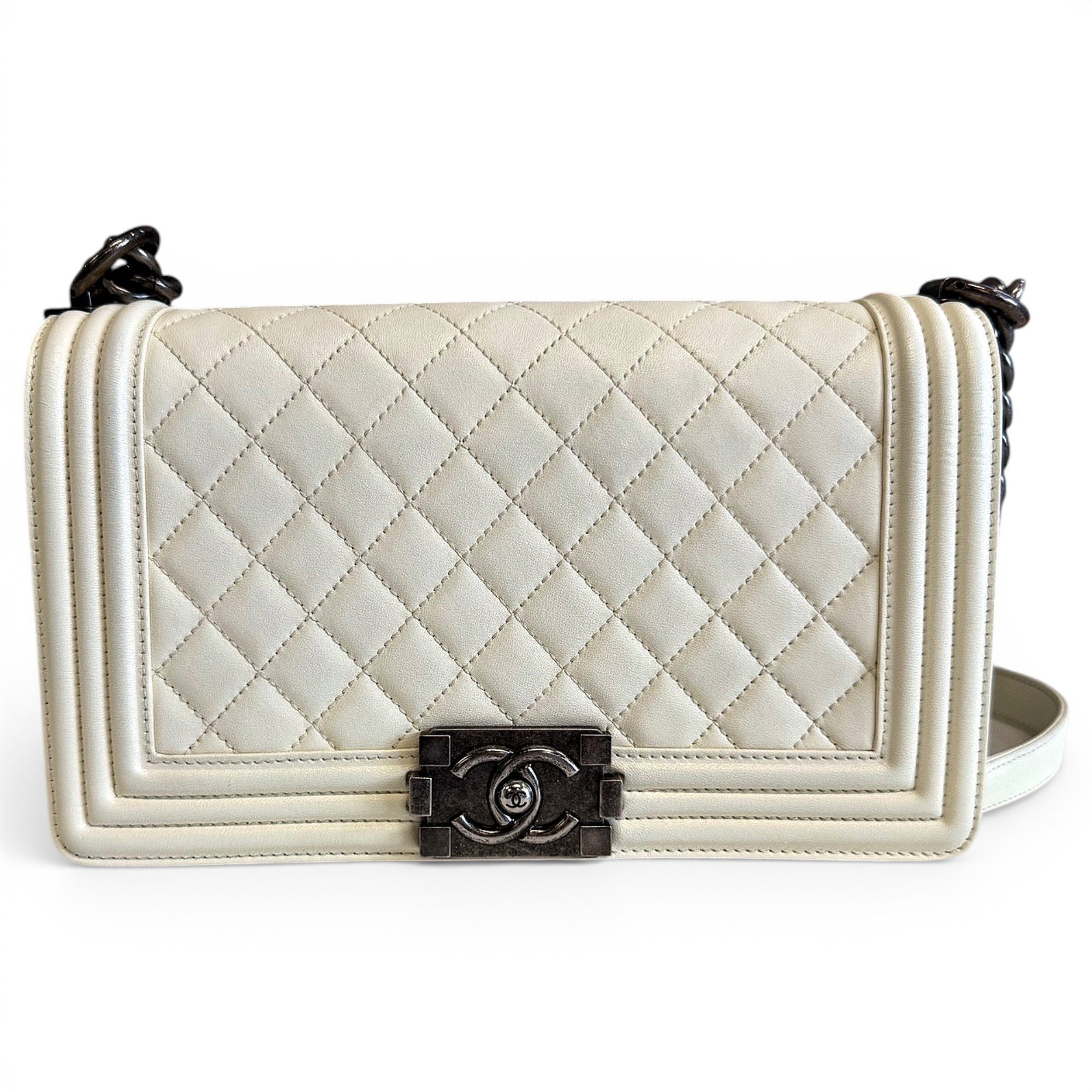 Boy leather crossbody bag