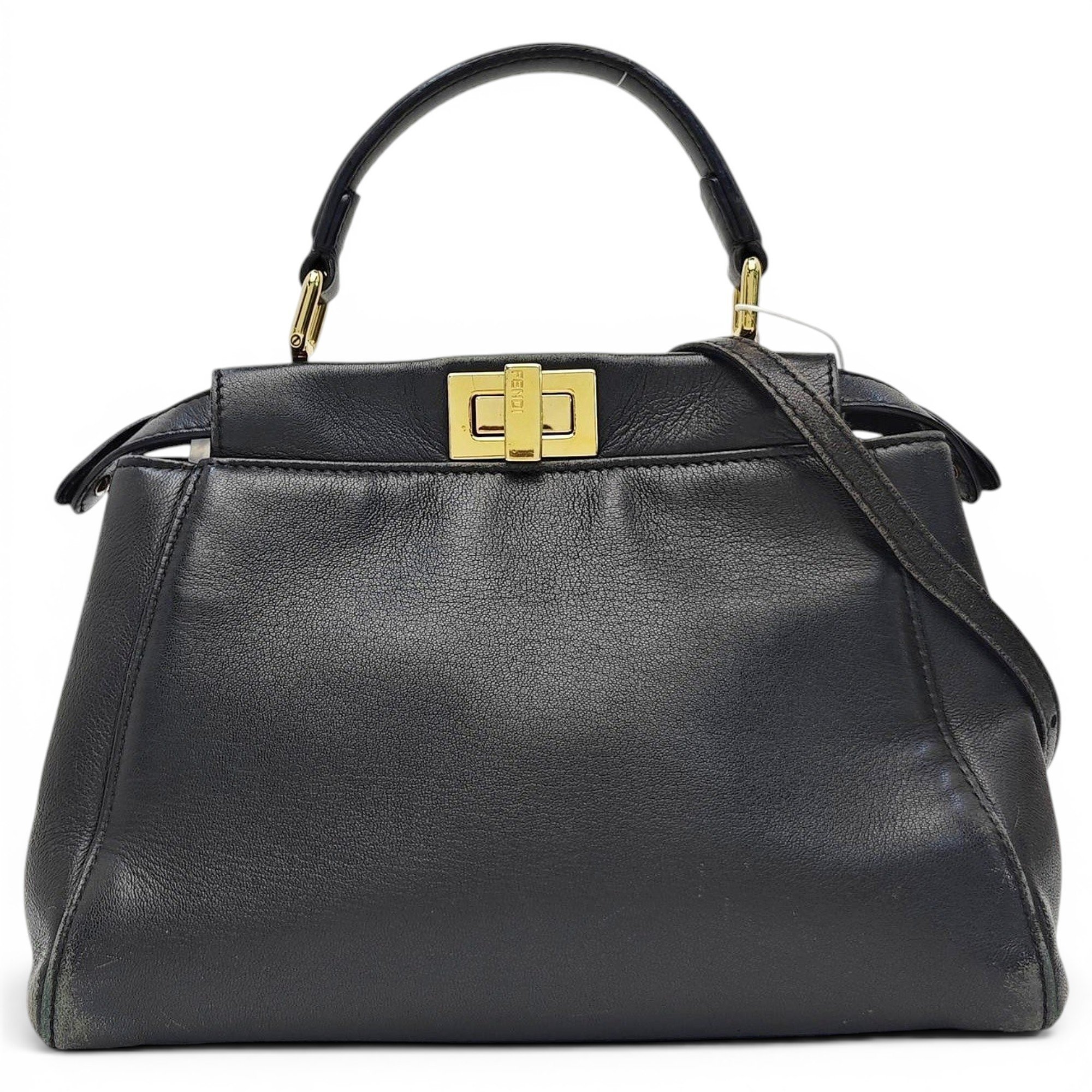 Peekaboo leather handbag