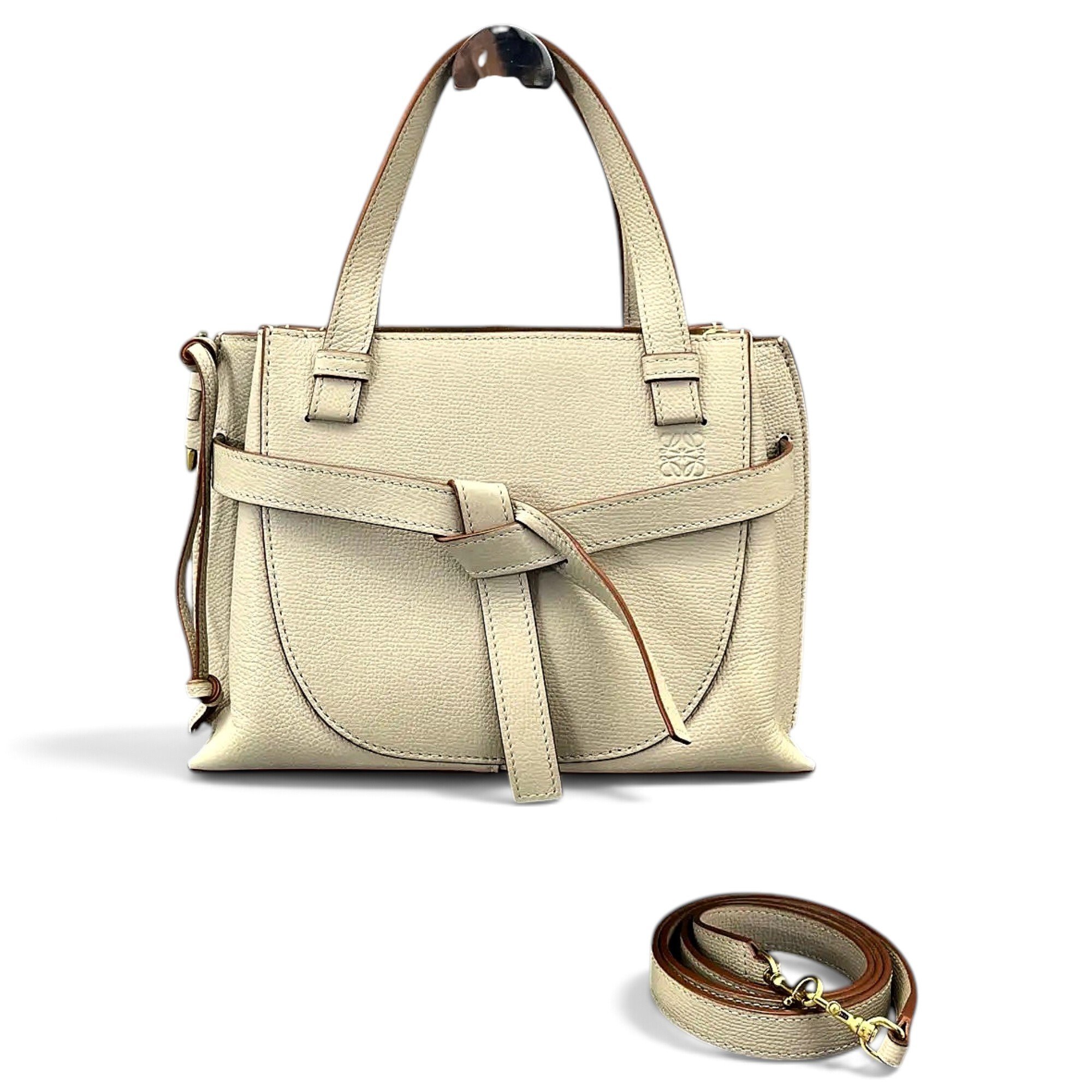 Gate Top Handle leather crossbody bag