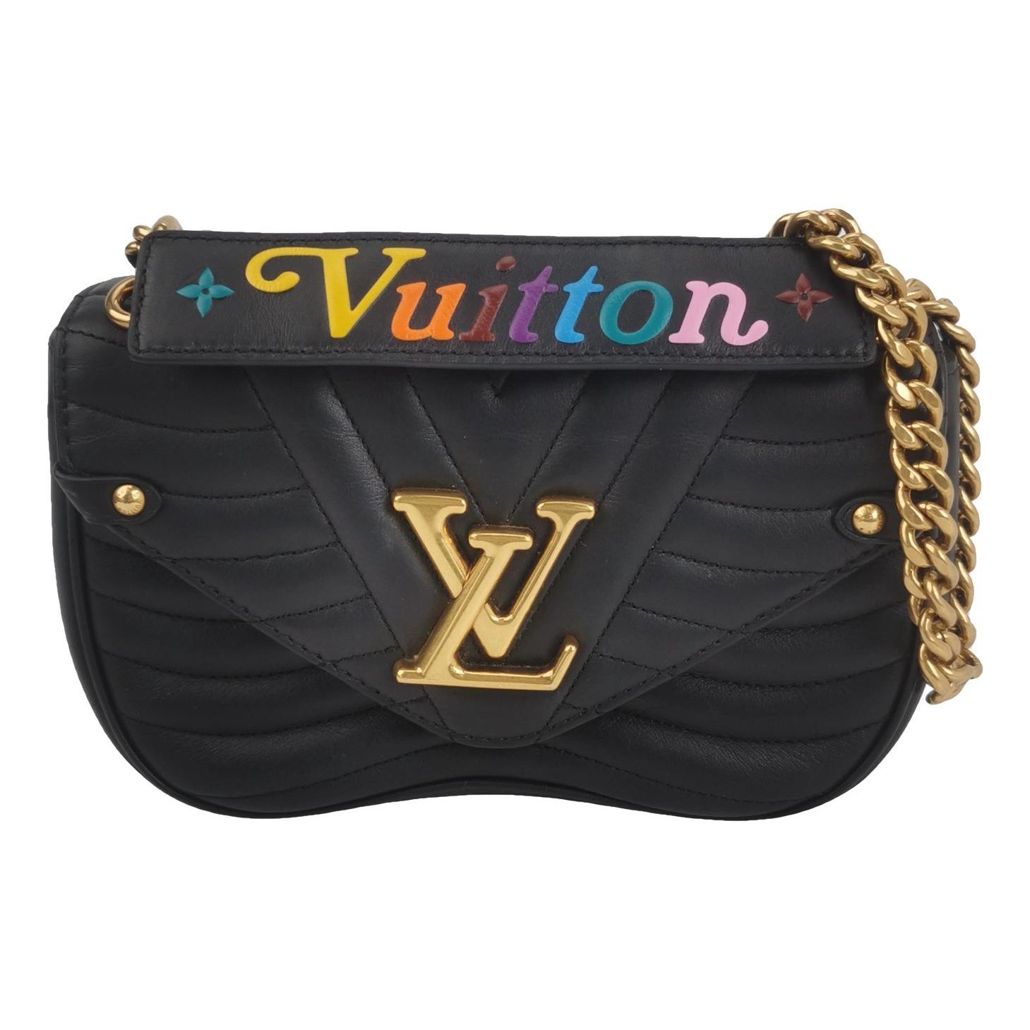New Wave leather handbag