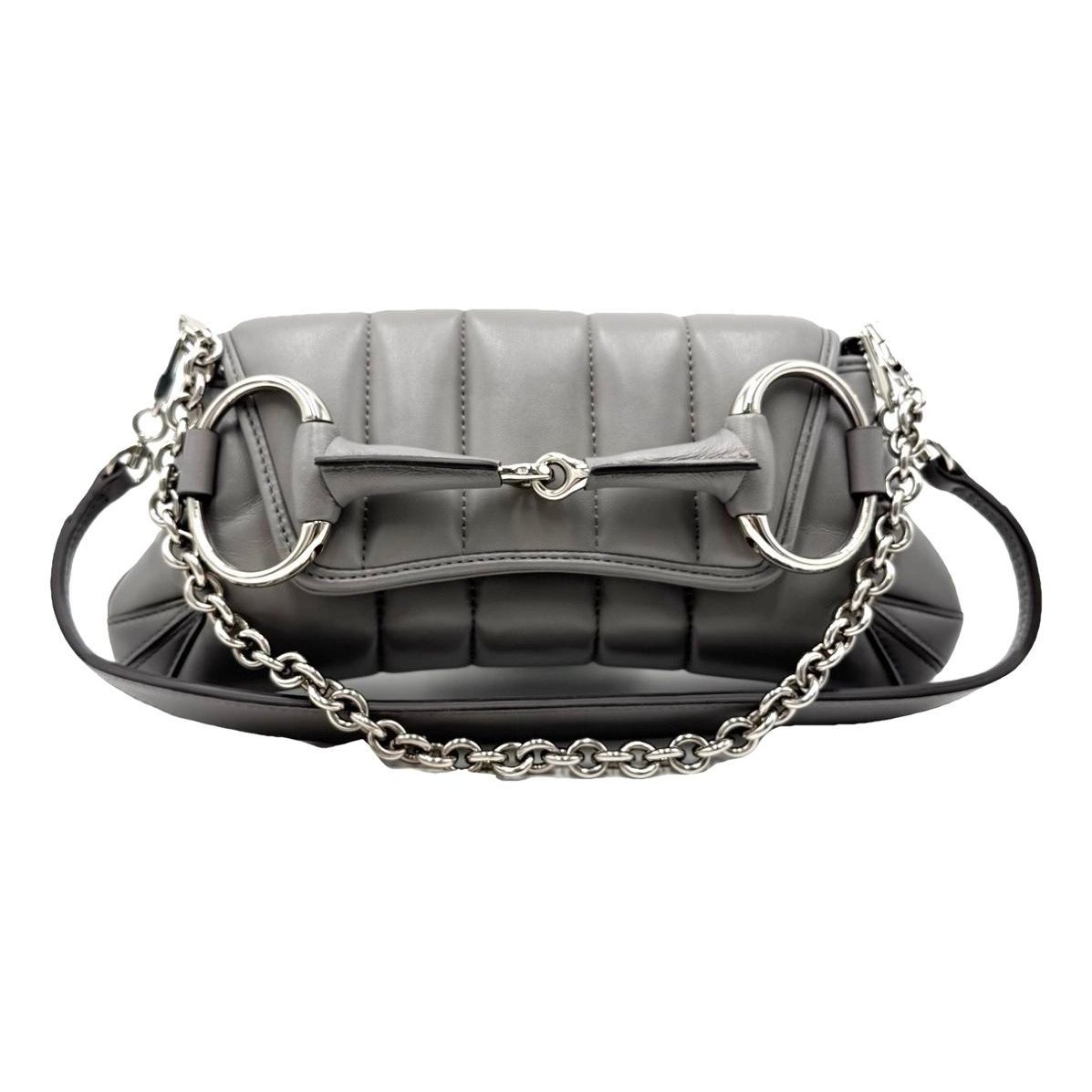 Horsebit Chain leather crossbody bag