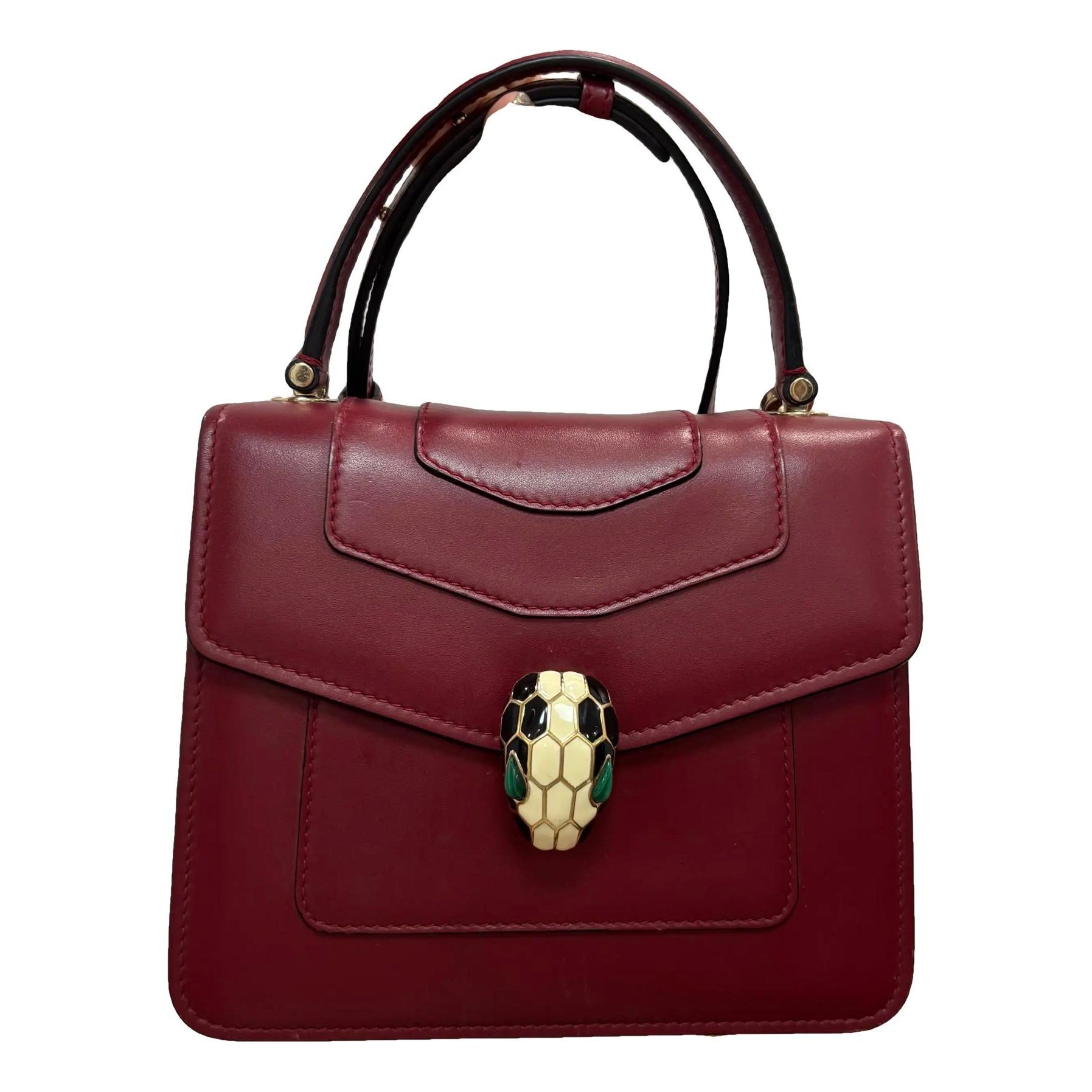 Serpenti leather crossbody bag