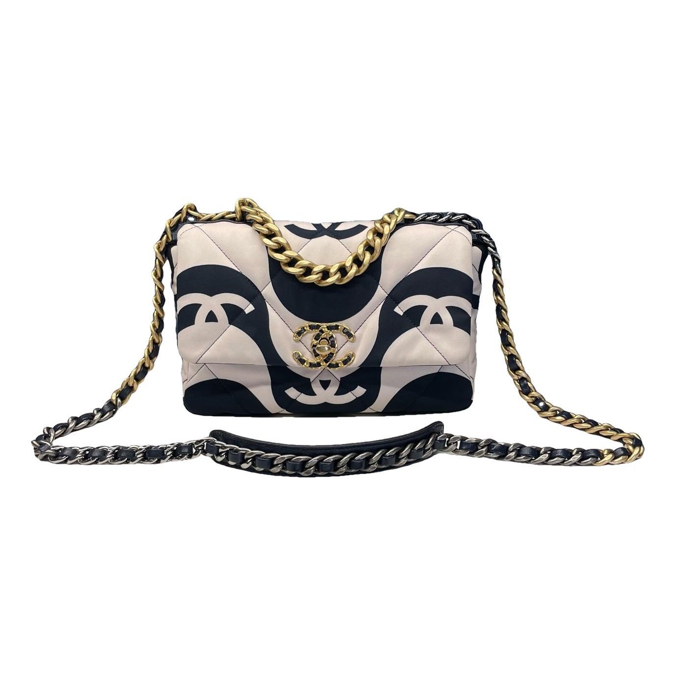 Chanel 19 cloth handbag