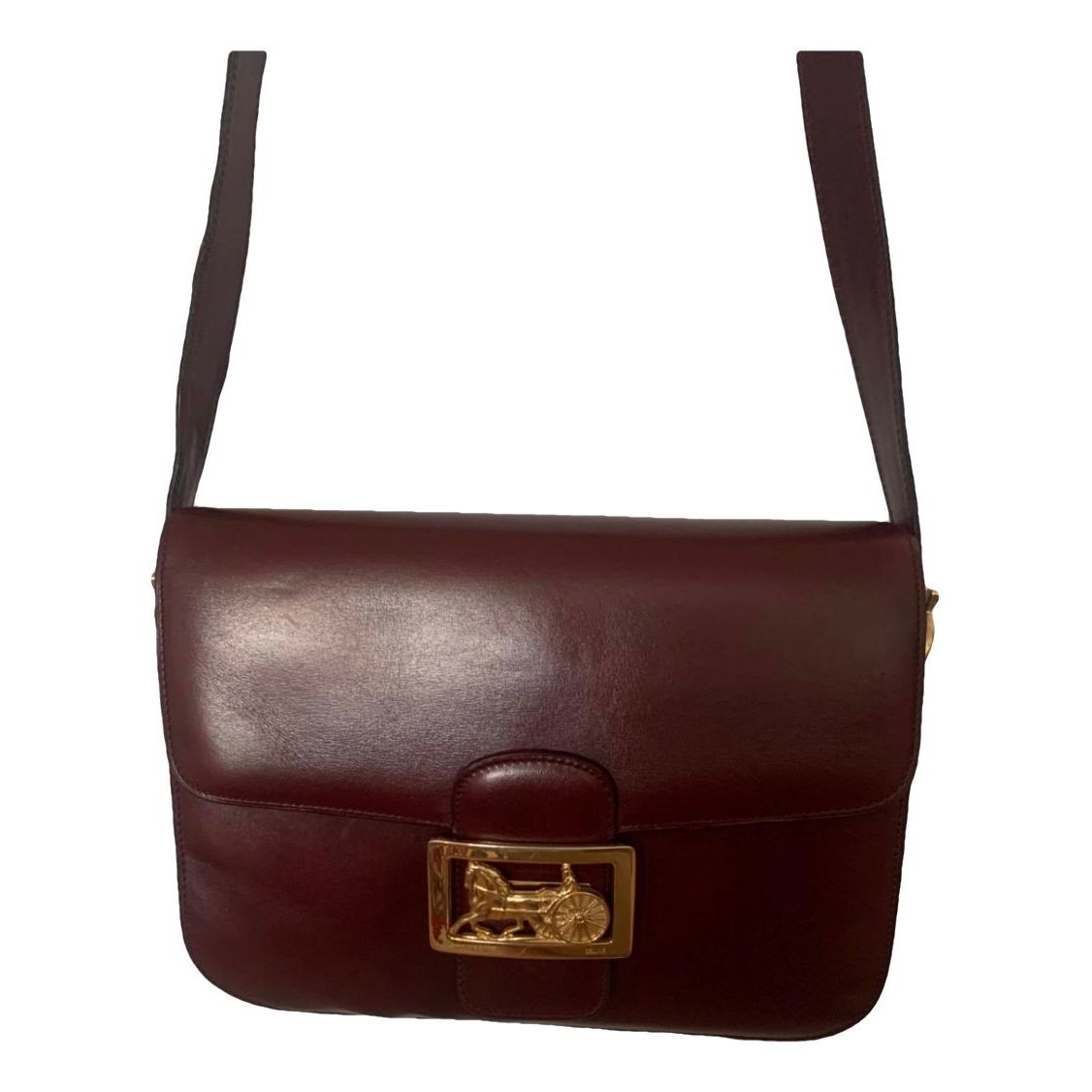 Triomphe leather handbag