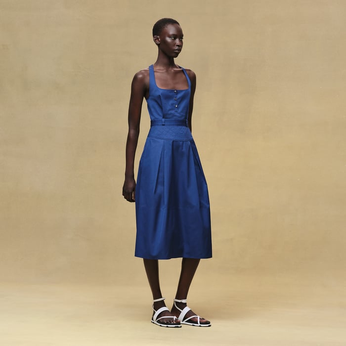 Bleu Lagune Mid-length Dress