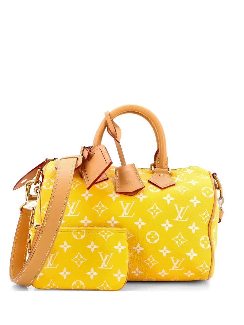 Speedy P9 Bandouliere Bag Monogram Leather 25 satchel