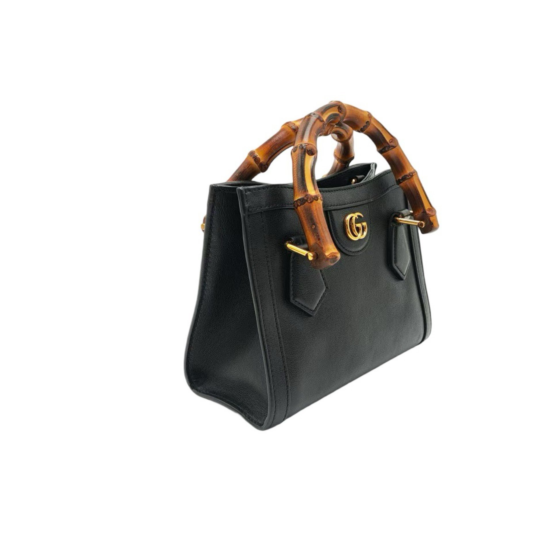 Diana Bamboo leather tote