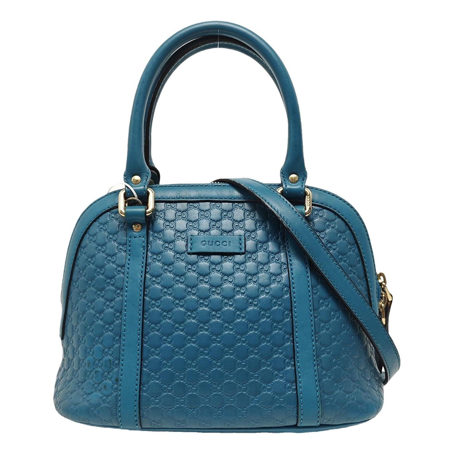 Dôme leather crossbody bag