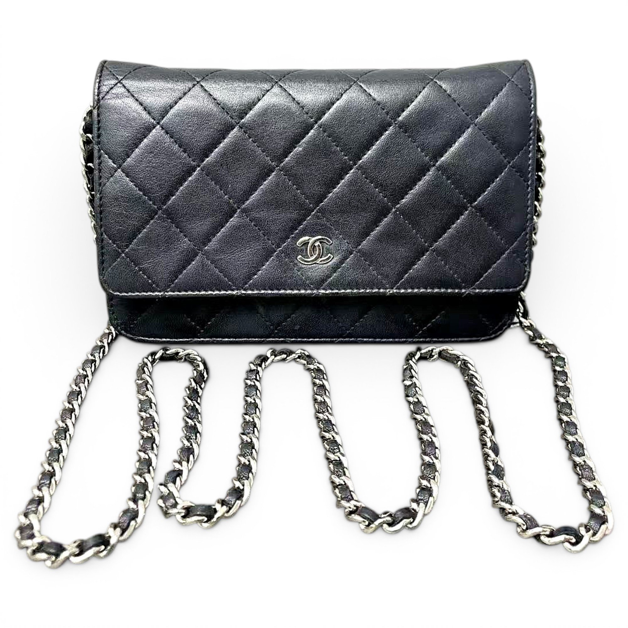 Wallet On Chain Timeless/Classique leather handbag