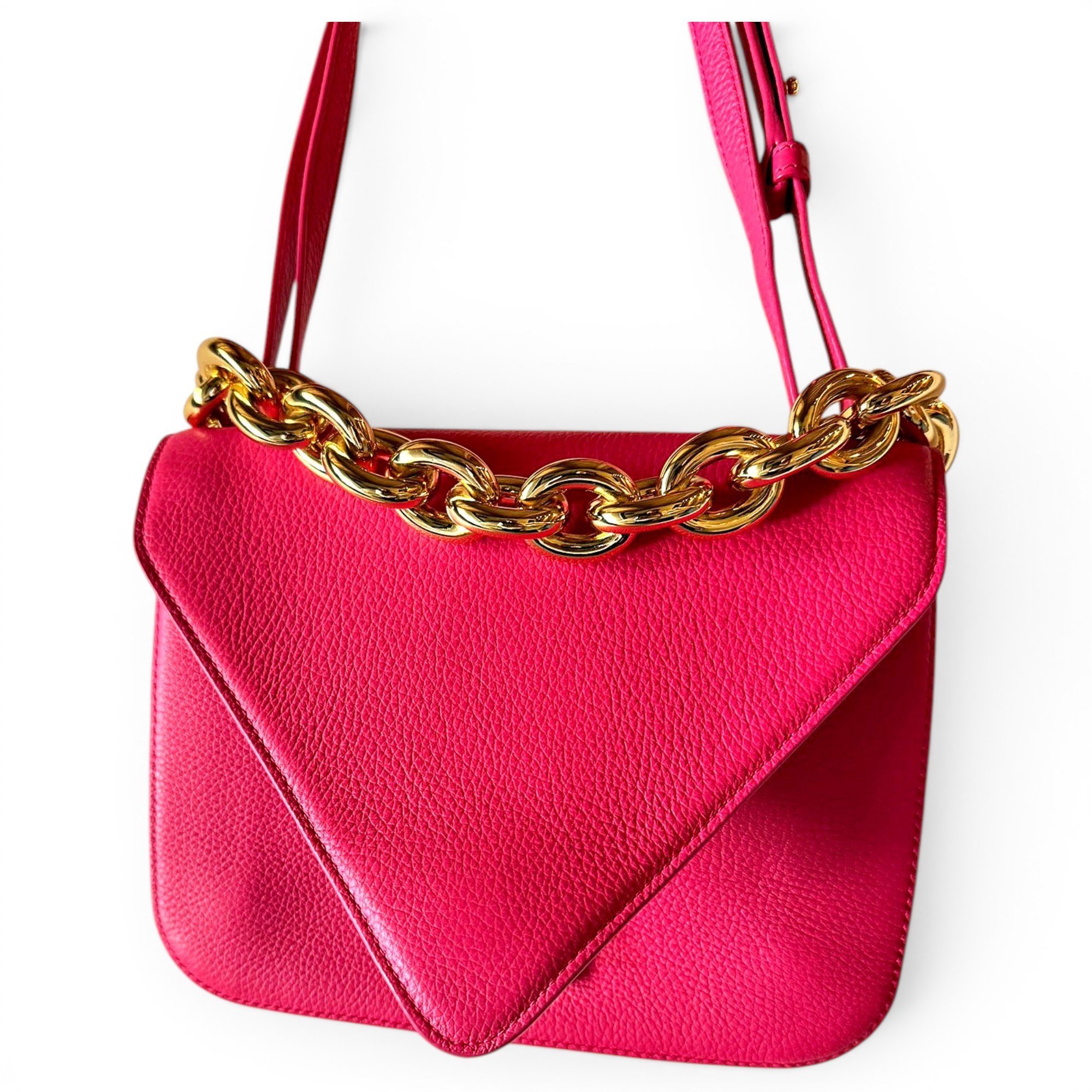 Mount leather crossbody bag