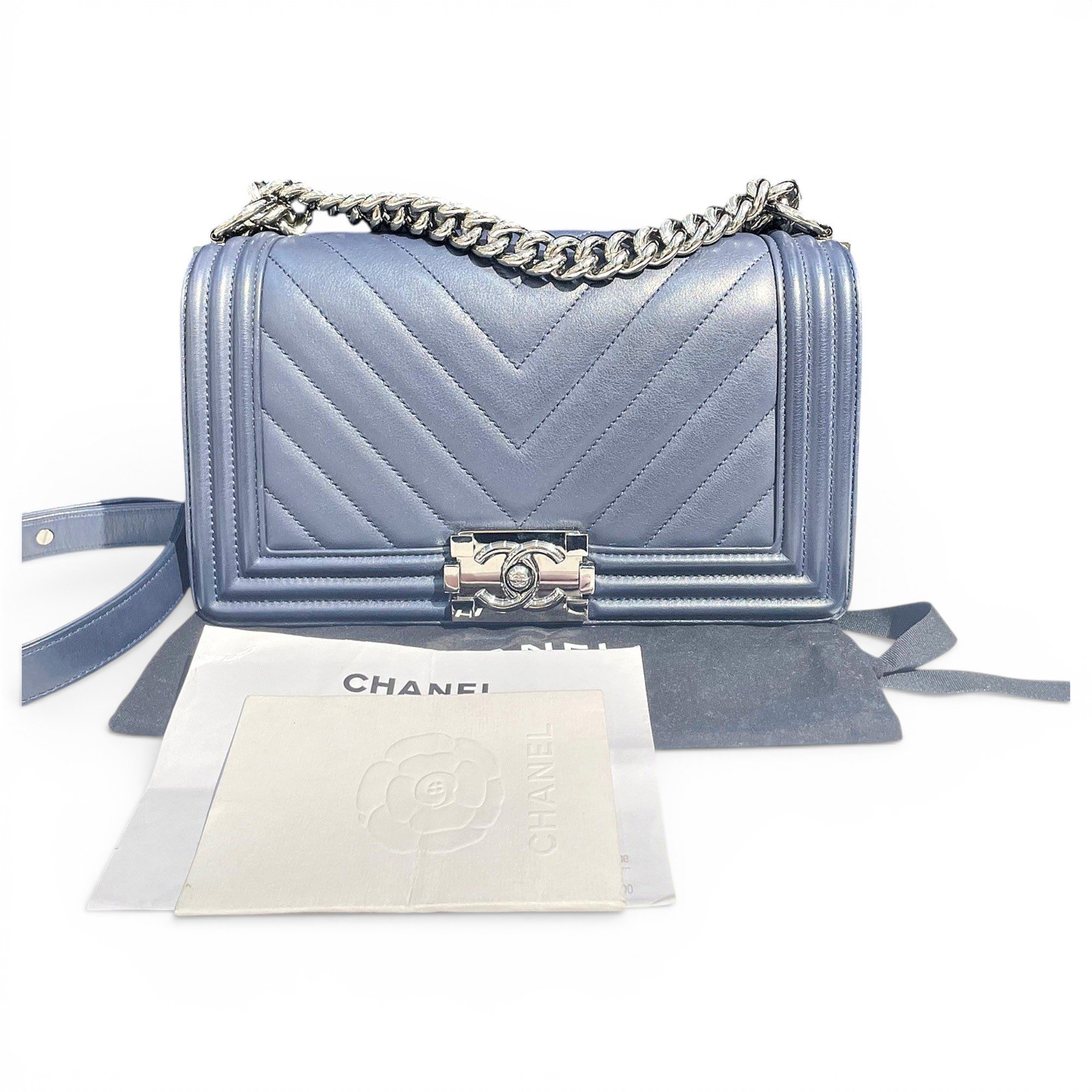 Boy leather crossbody bag