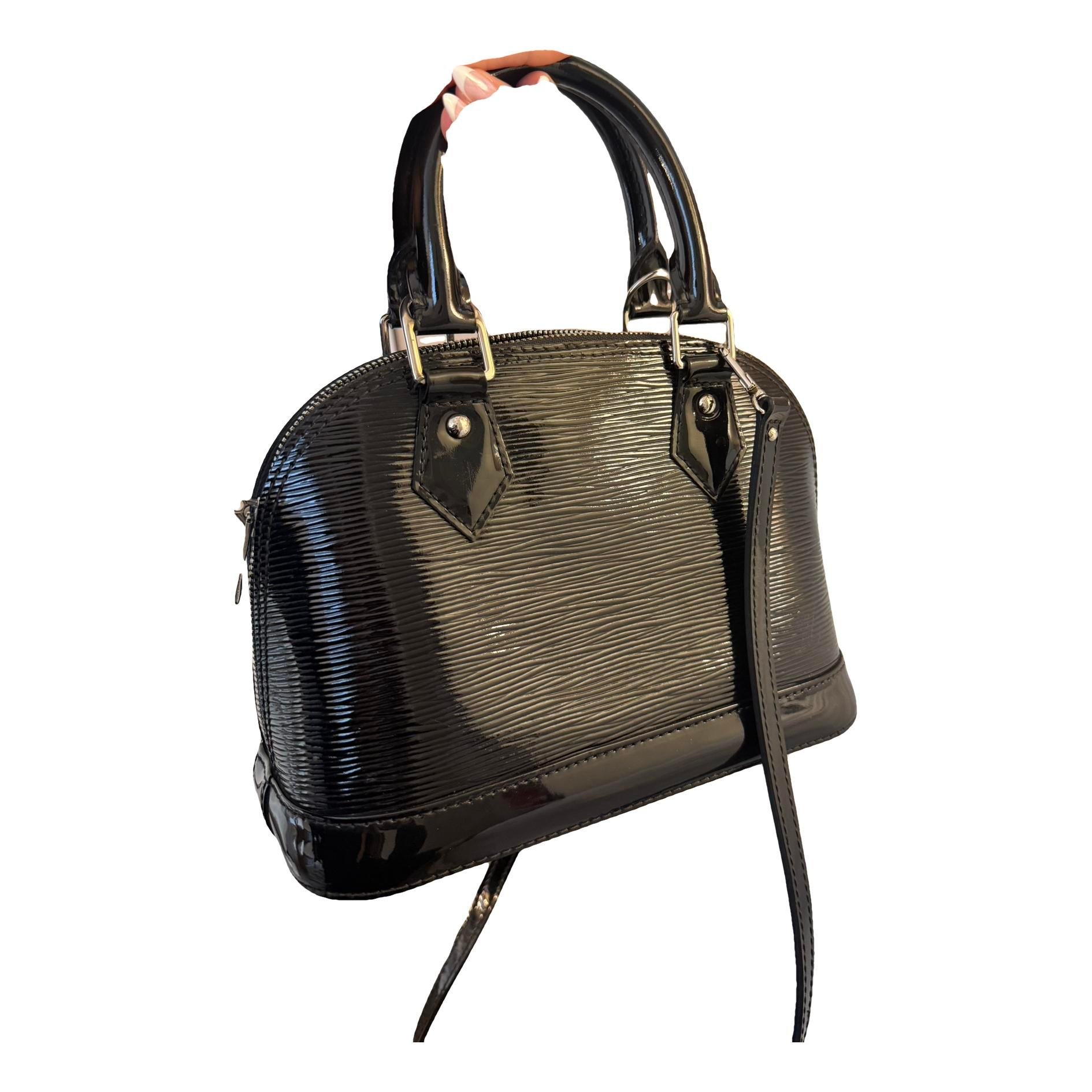 Alma BB patent leather handbag