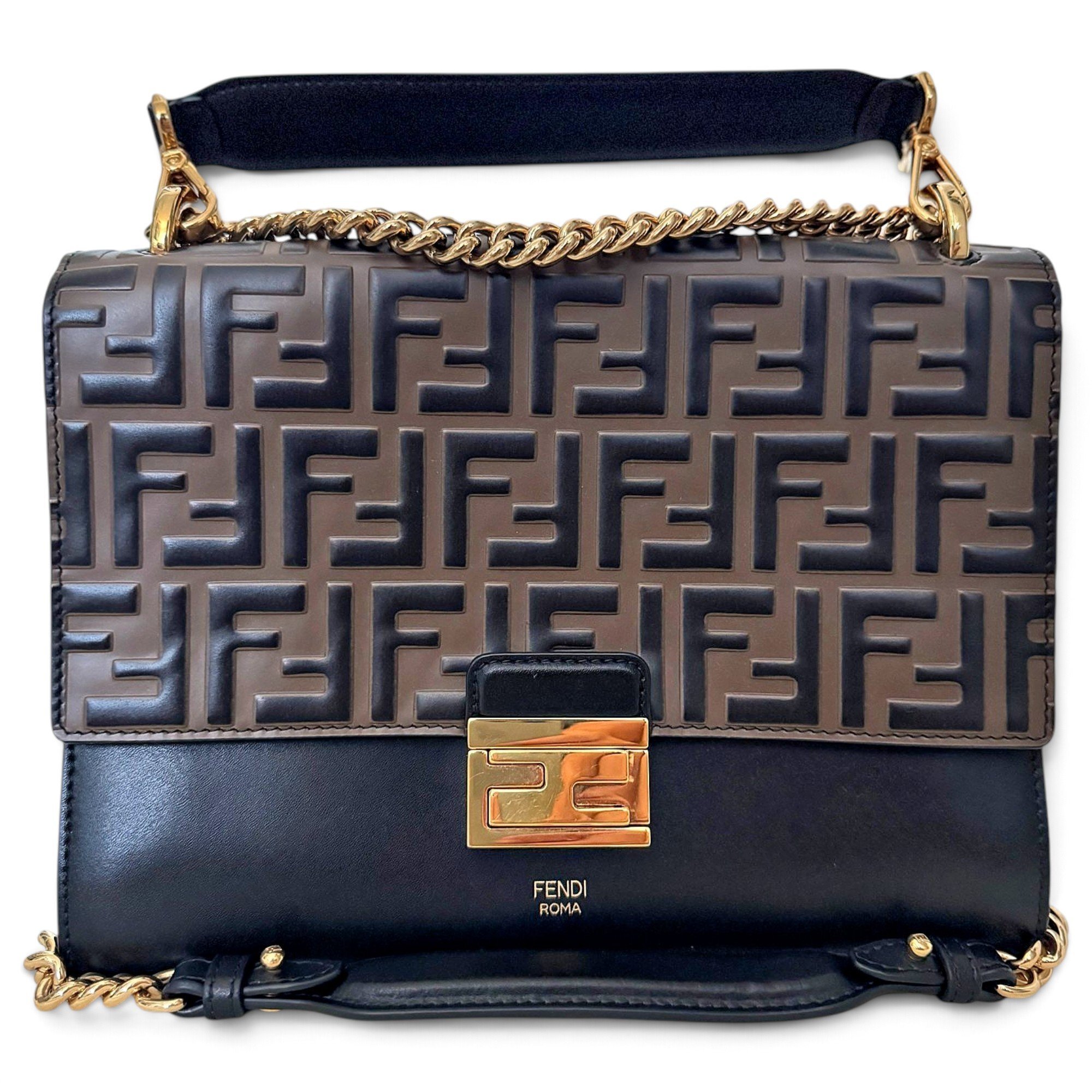 Kan U leather handbag