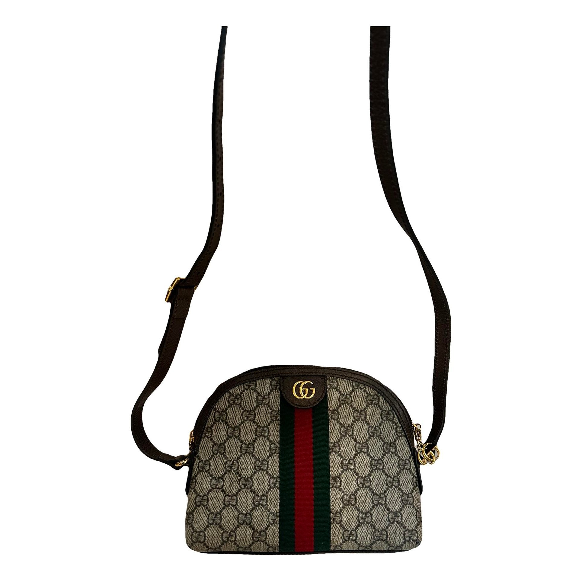 Ophidia Dome leather handbag