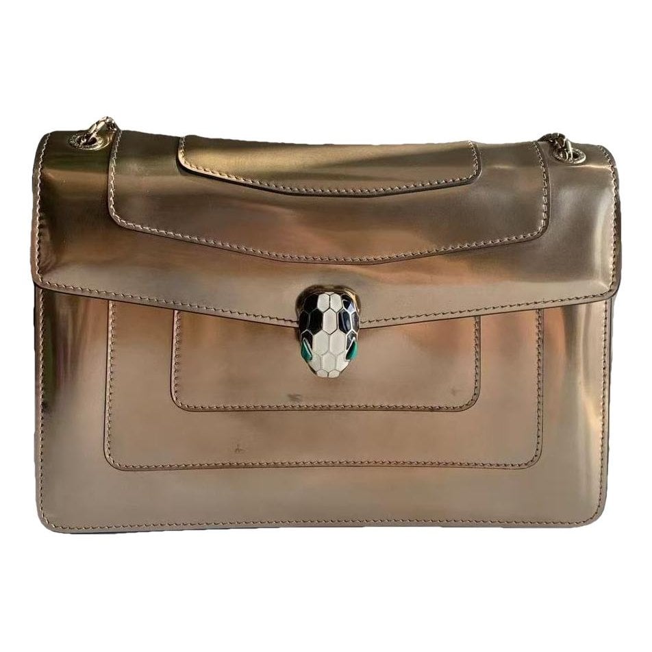 Serpenti leather handbag