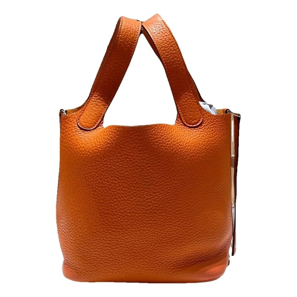 Picotin leather handbag