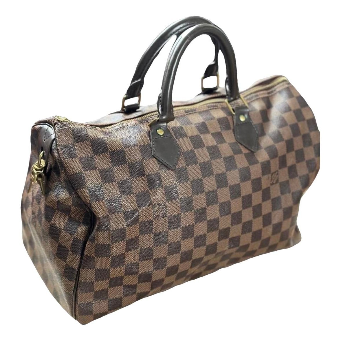 Speedy leather handbag