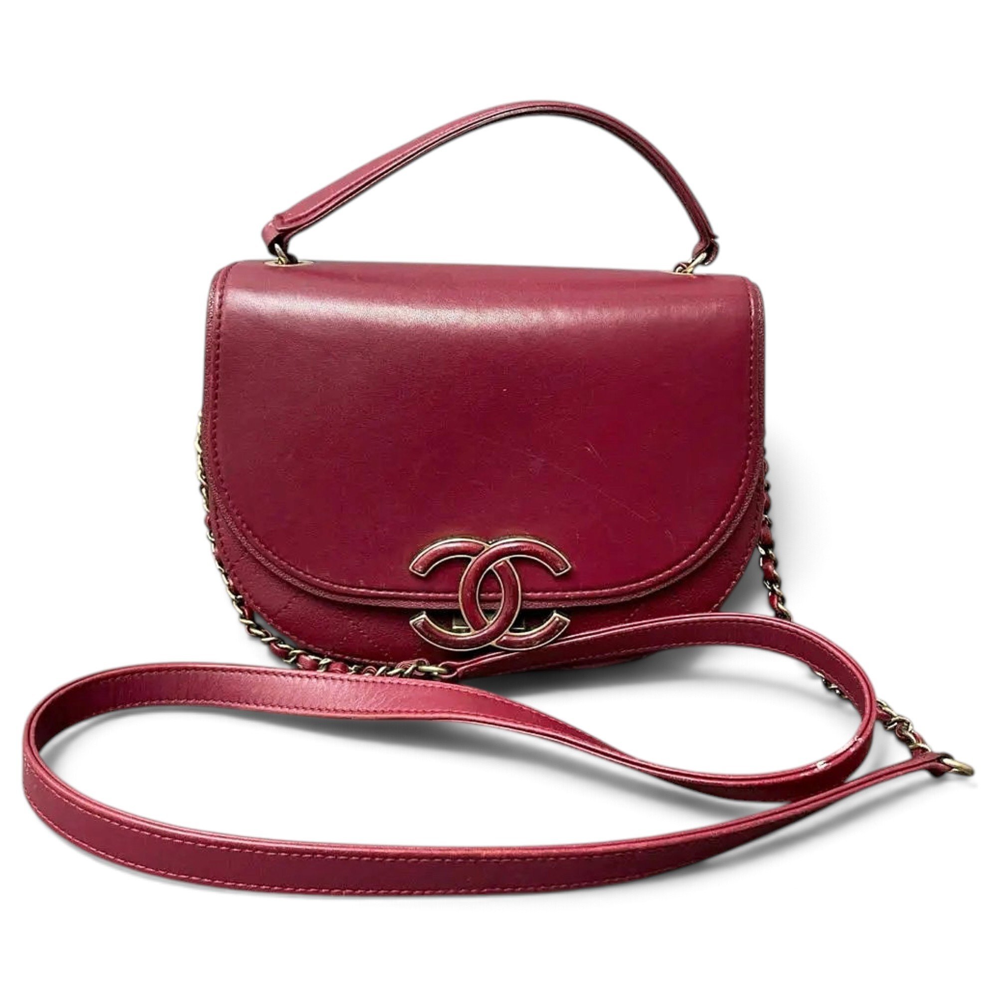 Leather crossbody bag
