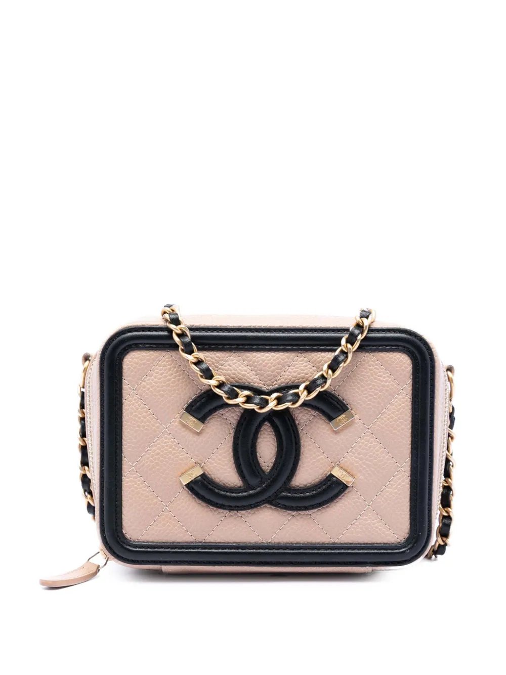 2019 Mini Caviar CC Filigree crossbody bag