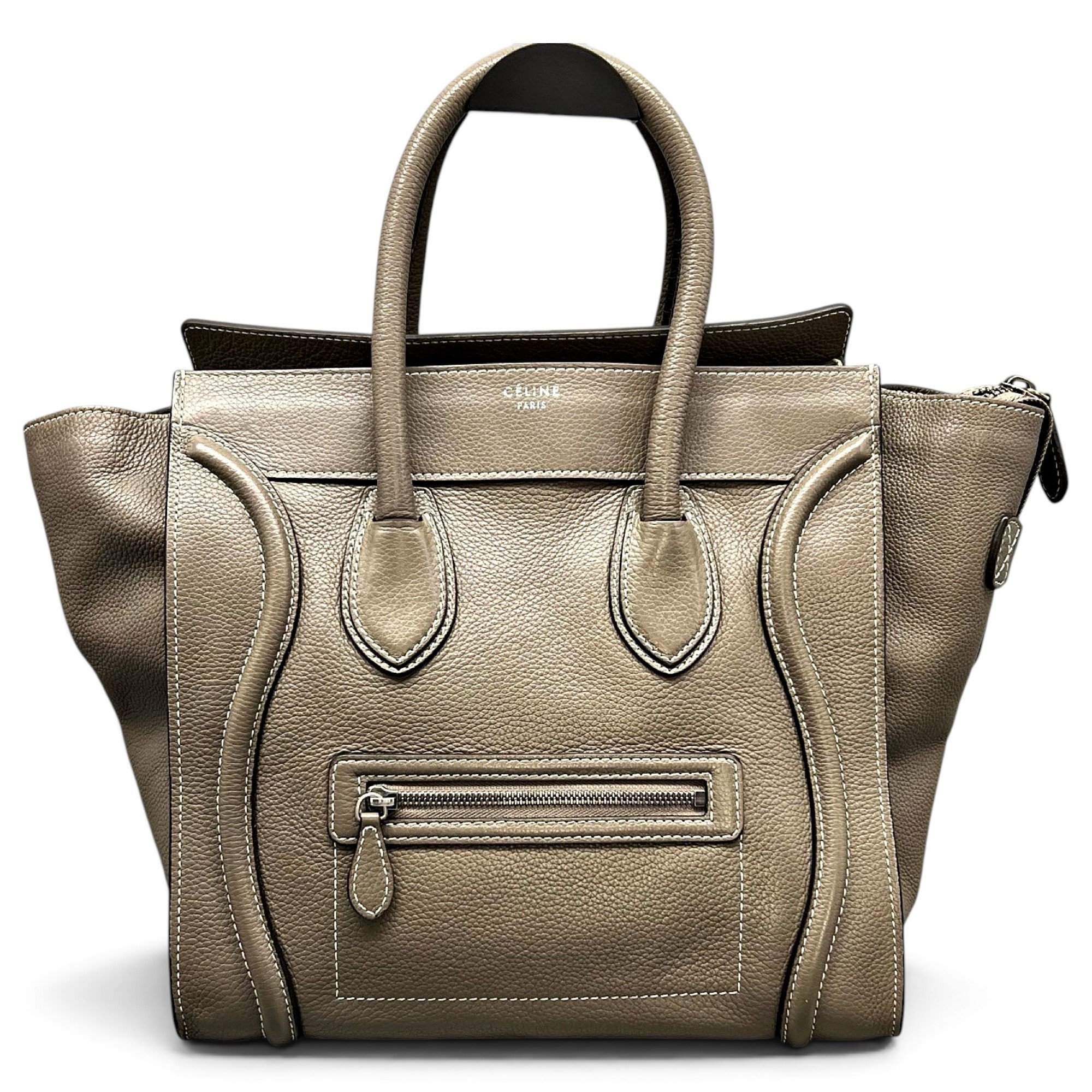 Luggage leather handbag