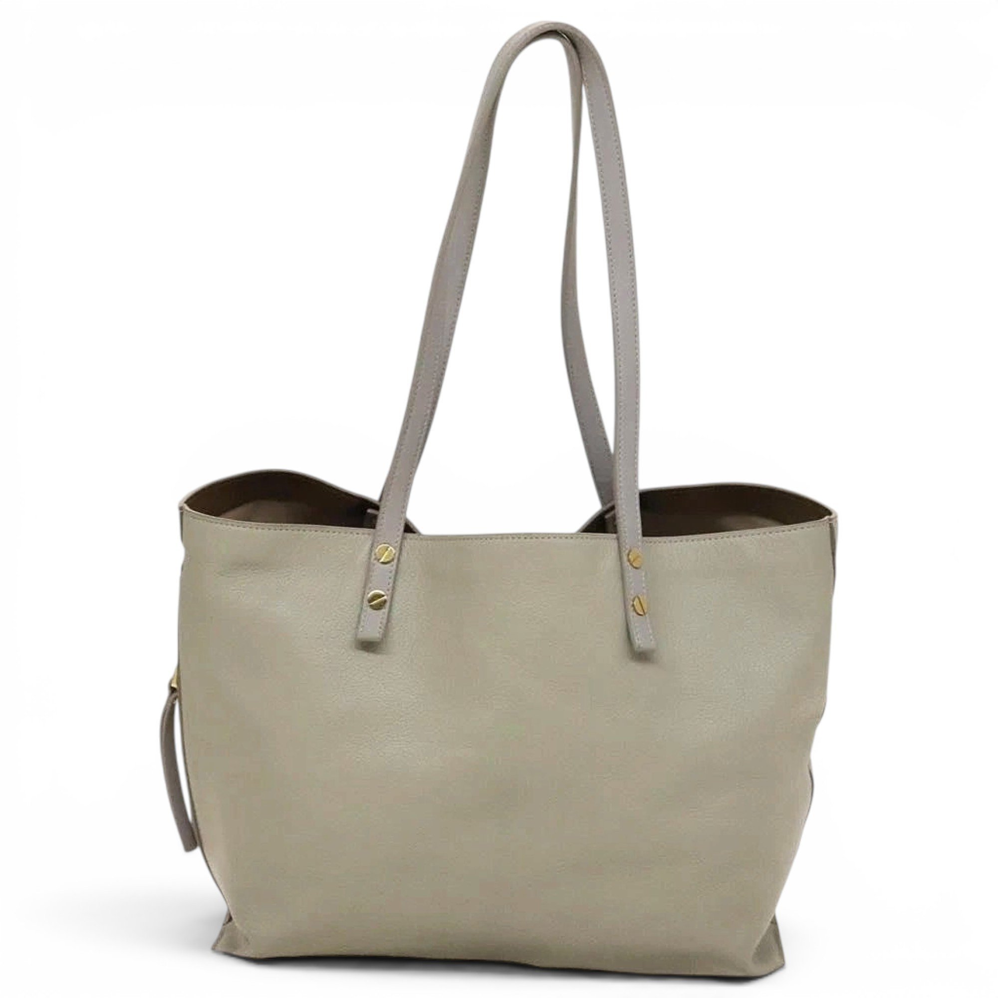 Leather tote