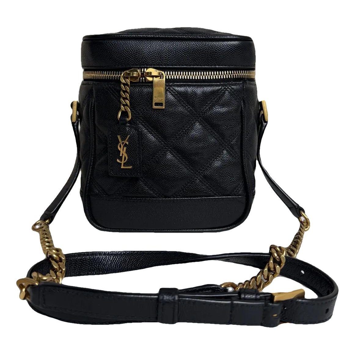 Blogger leather crossbody bag