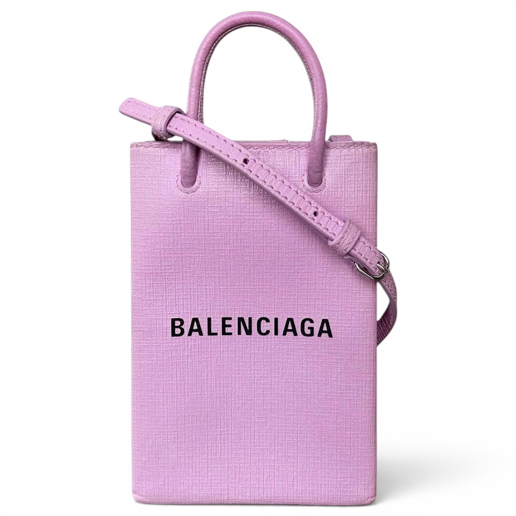 Shopping Phone Holder leather crossbody bag