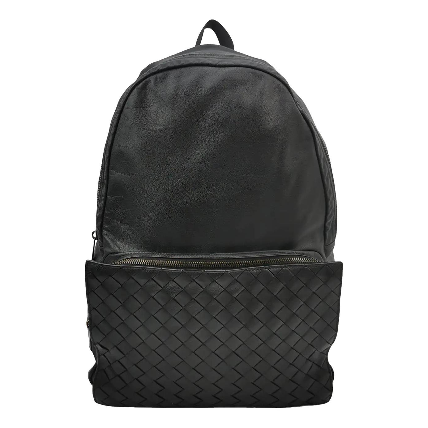 Leather backpack