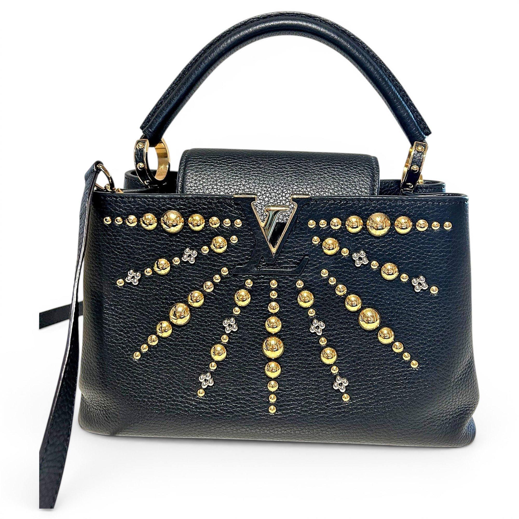 Capucines leather handbag