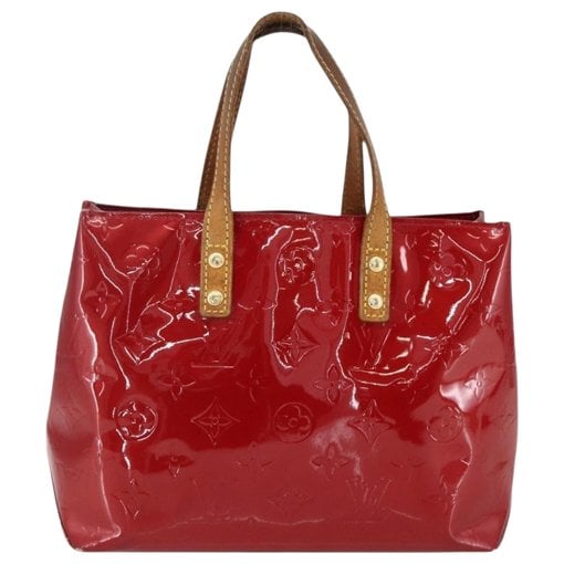 Reade patent leather handbag