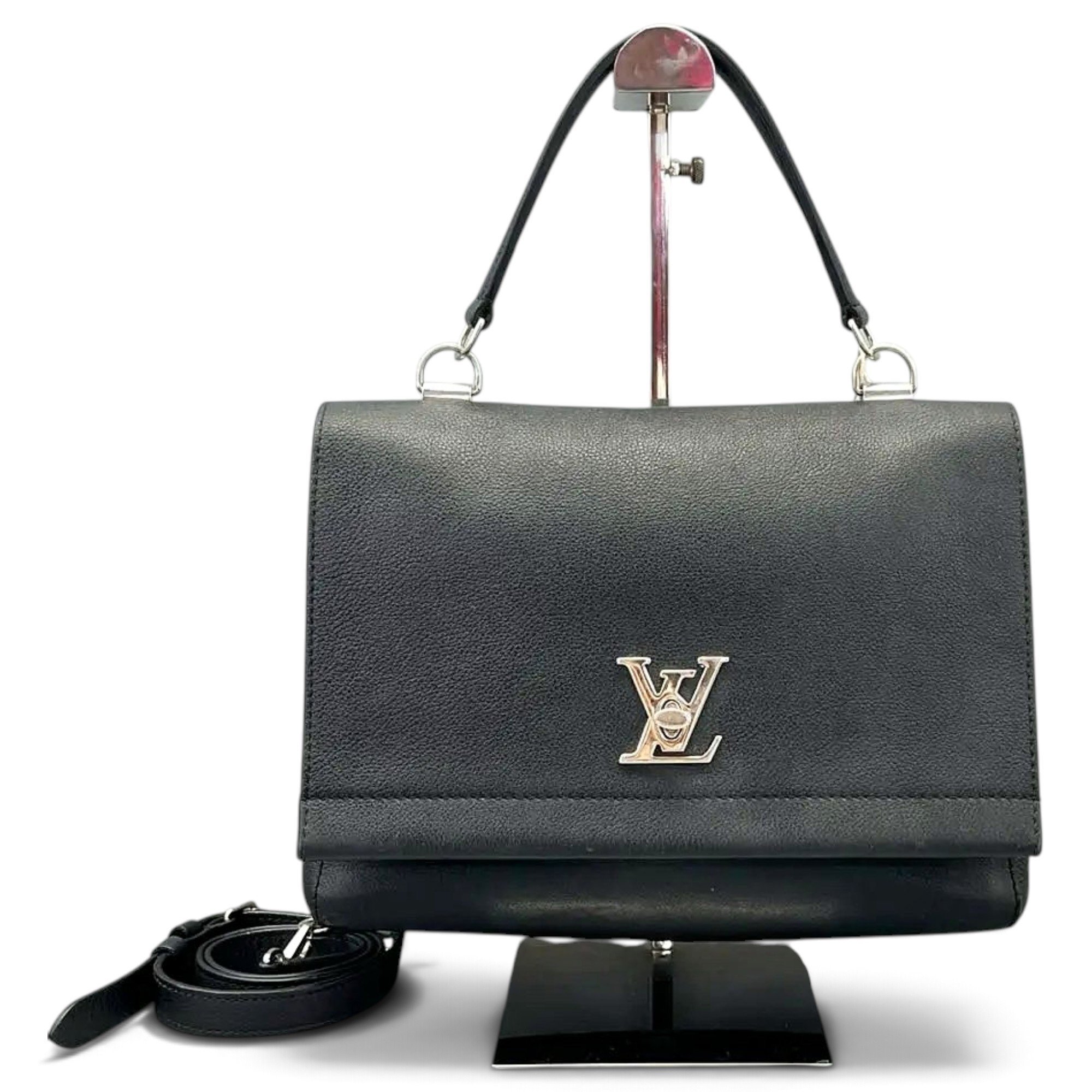 Lockme leather crossbody bag