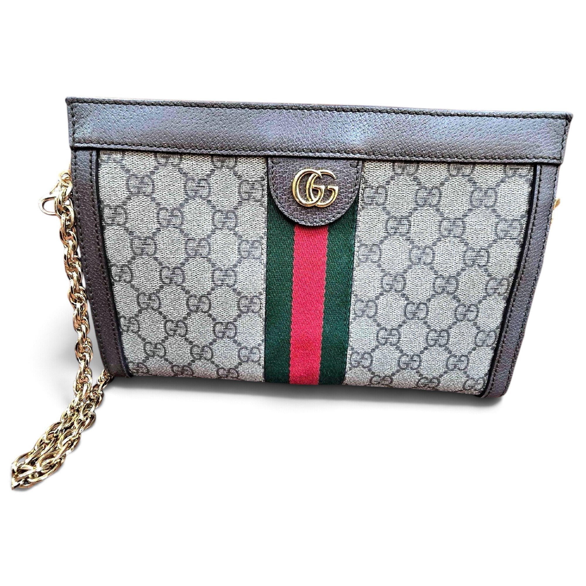 Ophidia Chain leather handbag