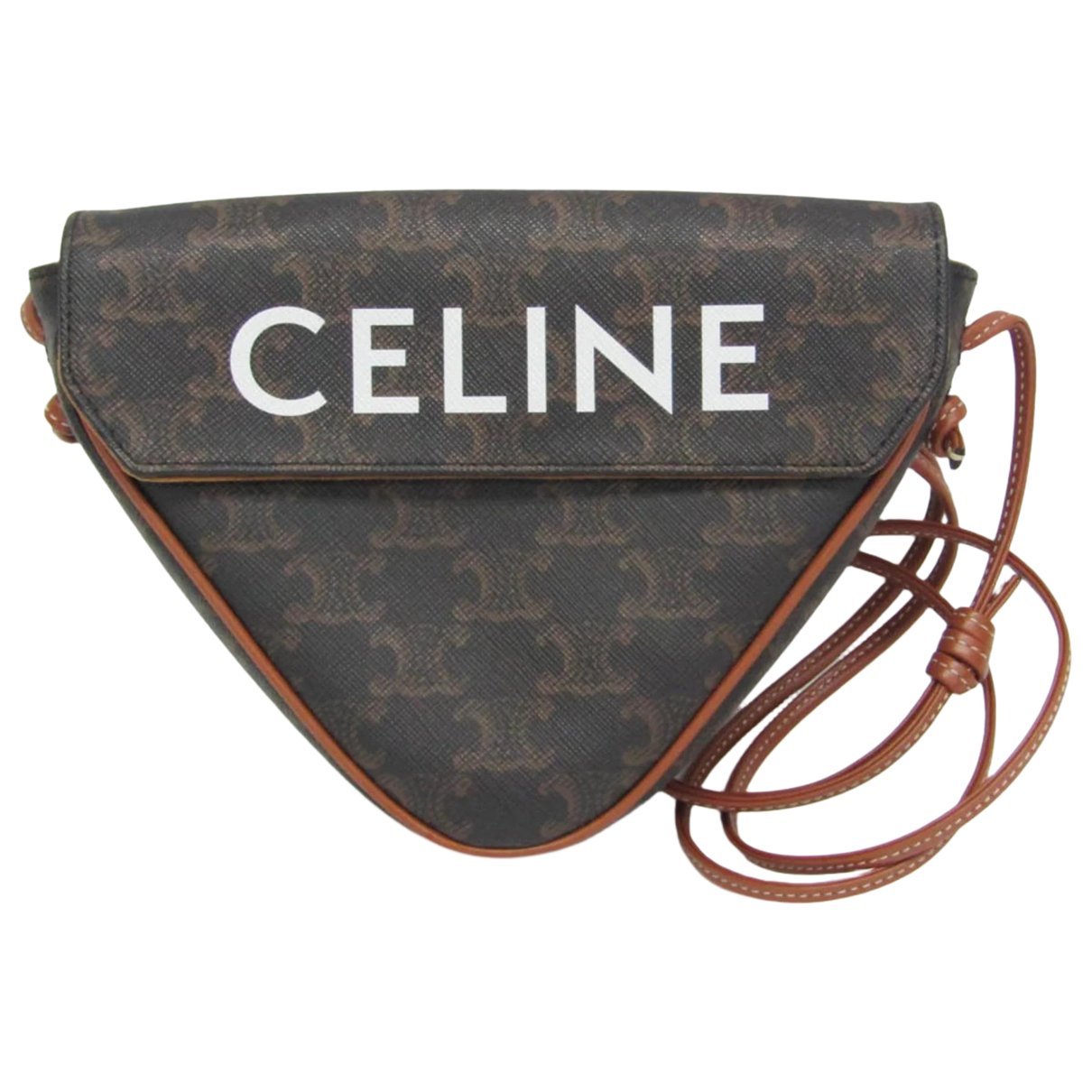 Triangle cloth crossbody bag