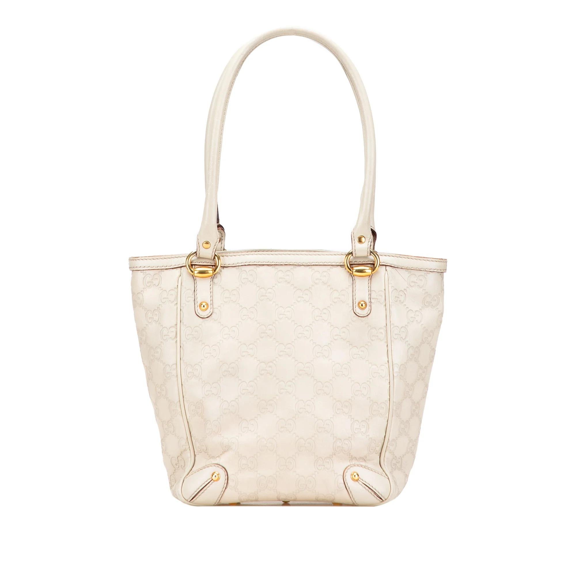 Leather tote