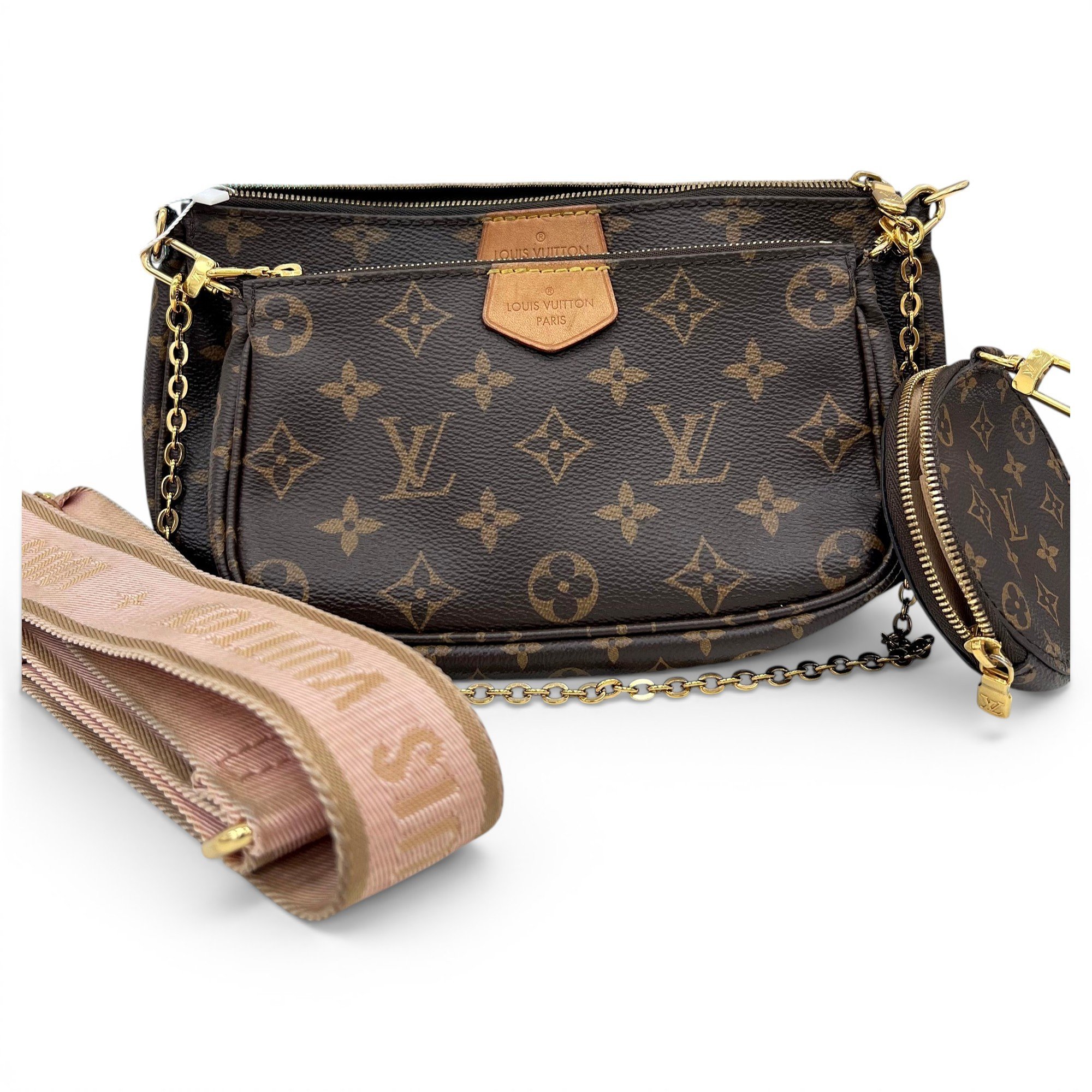 Multi Pochette Accessoires leather crossbody bag