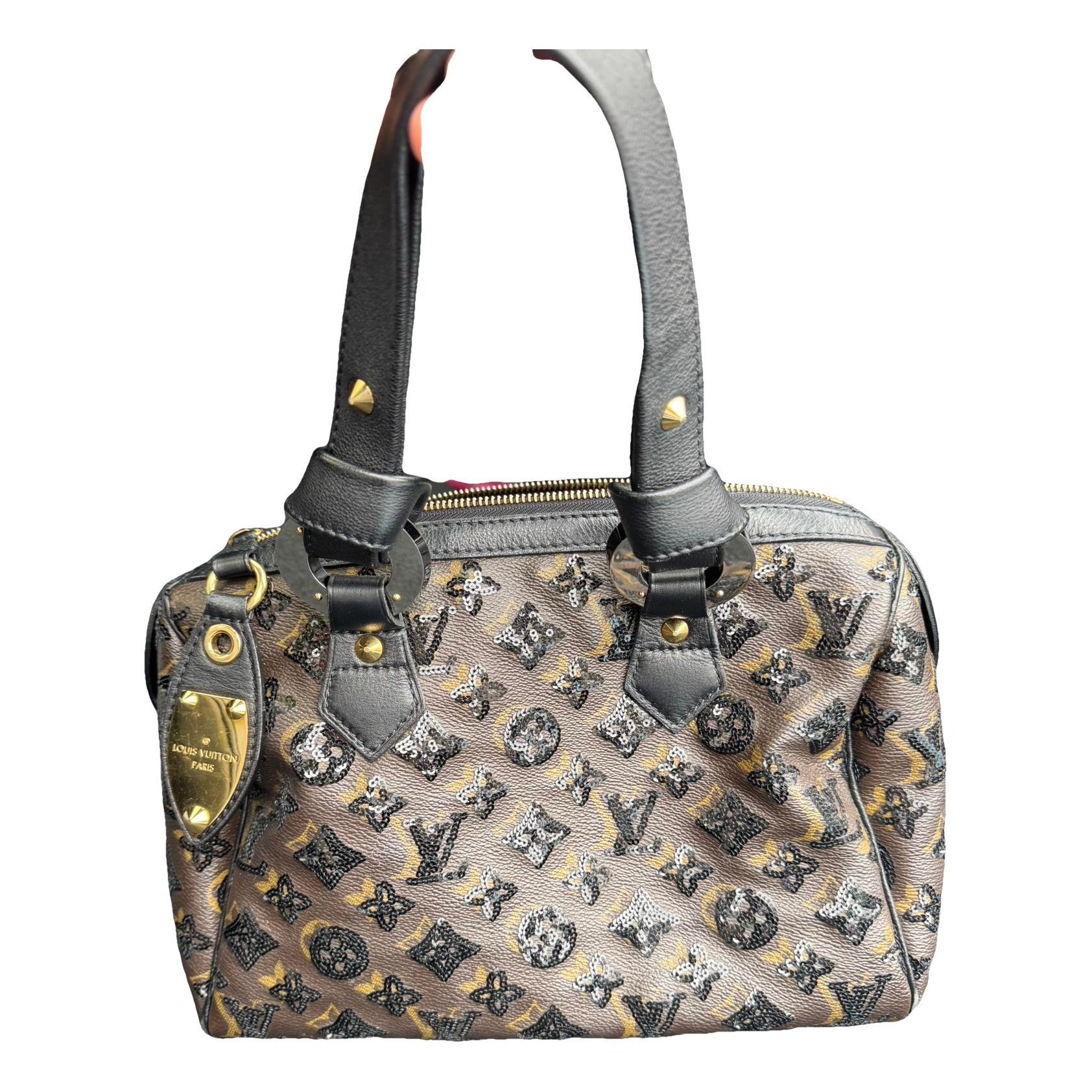 Speedy leather handbag