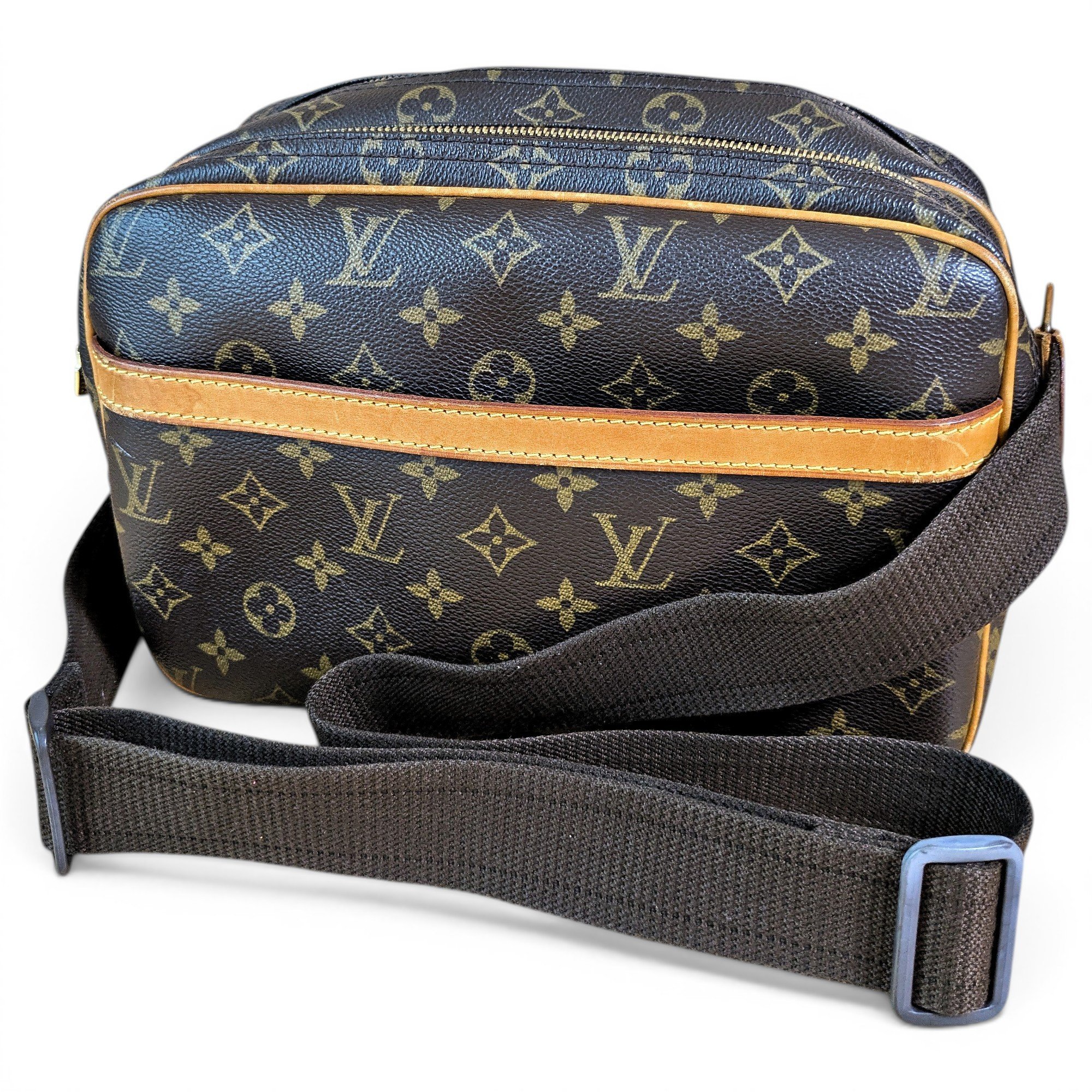 Reporter leather crossbody bag