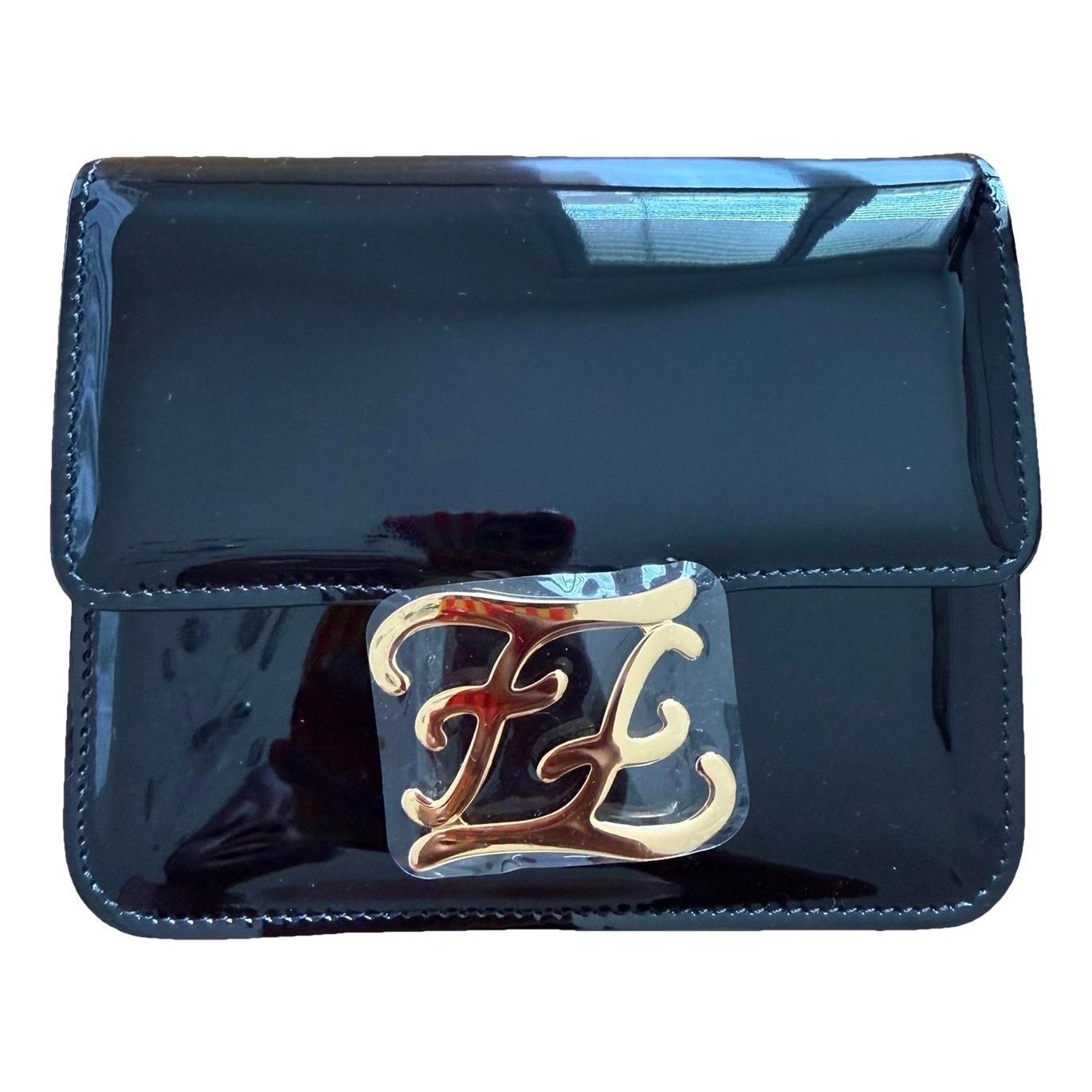 Patent leather handbag