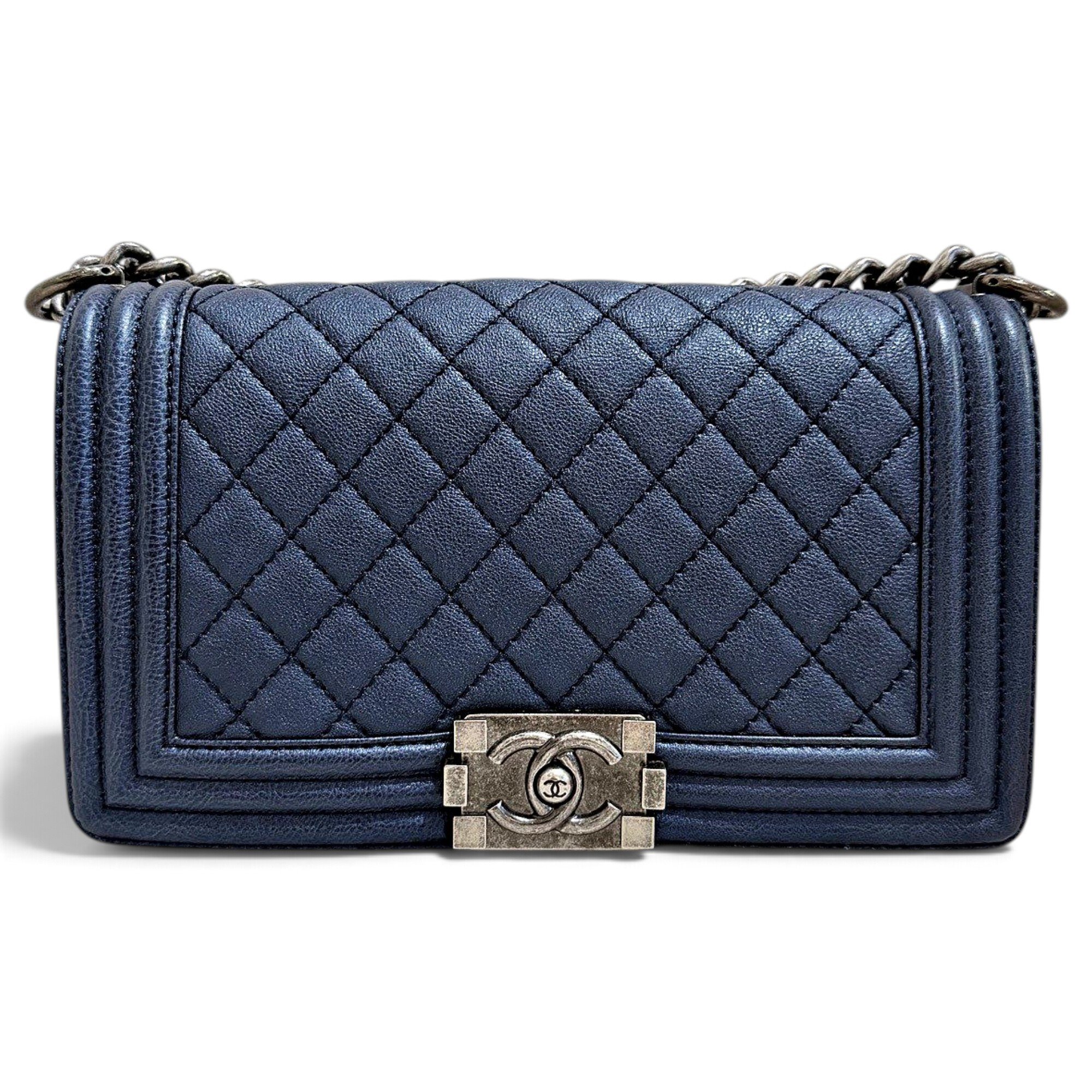 Boy leather crossbody bag