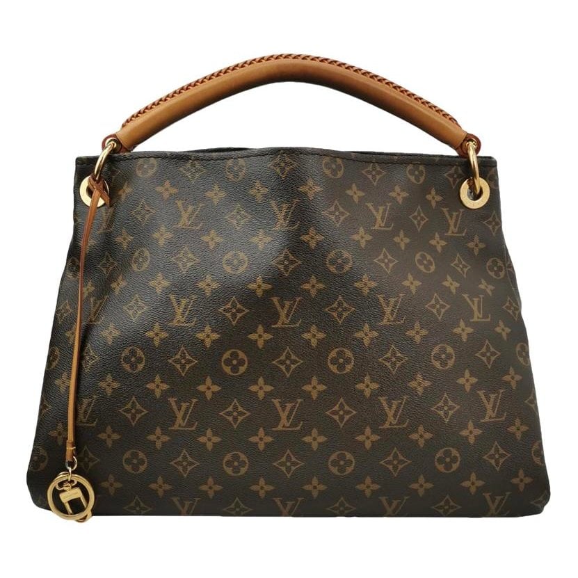 Artsy leather handbag