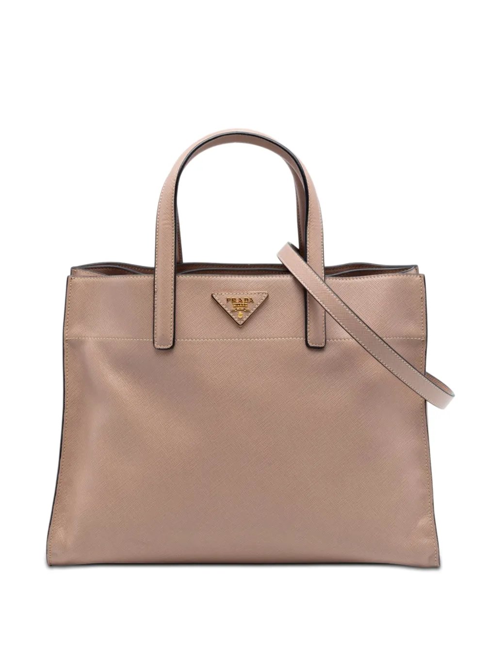 Prada 2010-2026 Saffiano Soft Triple Pocket Tote satchel