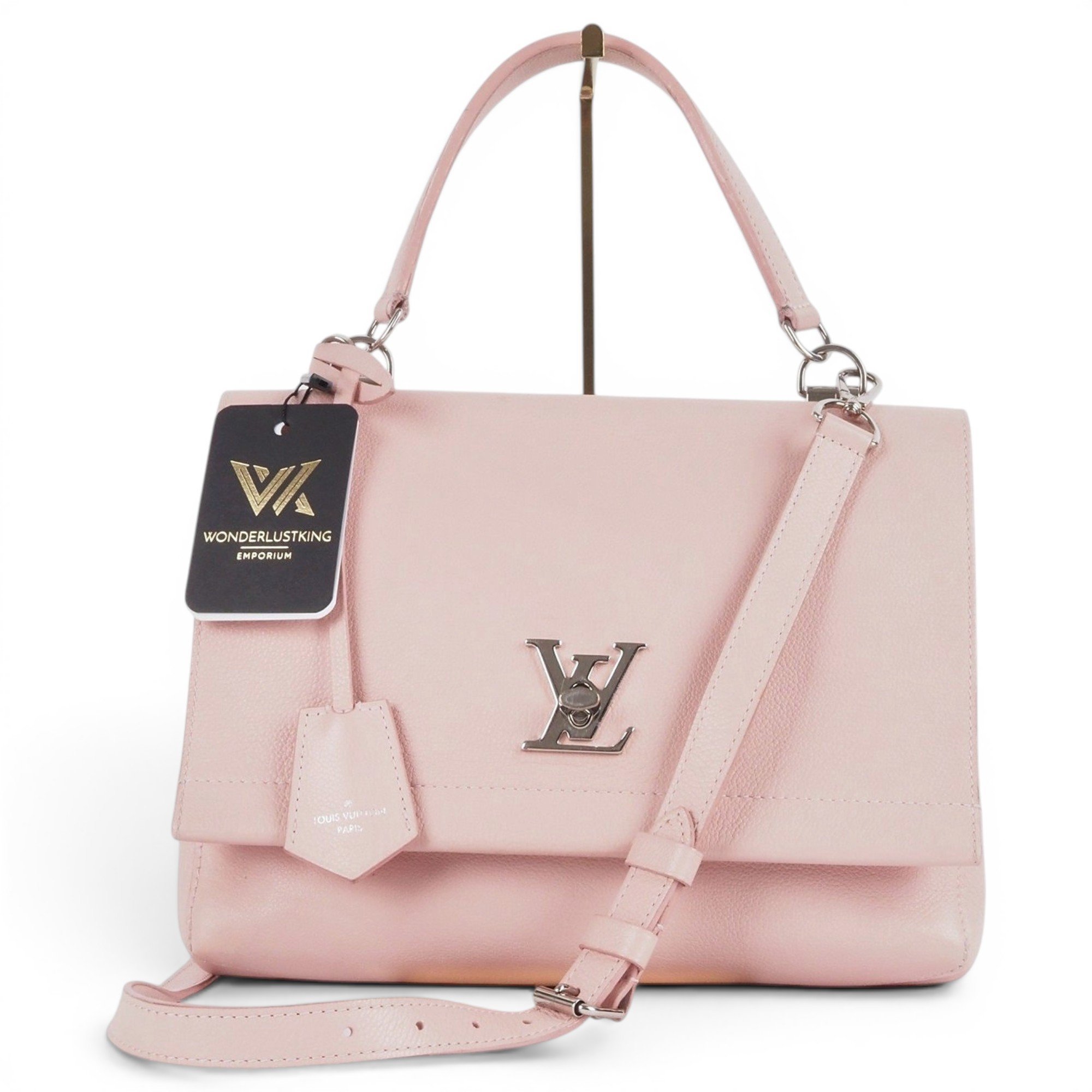 Lockme leather handbag