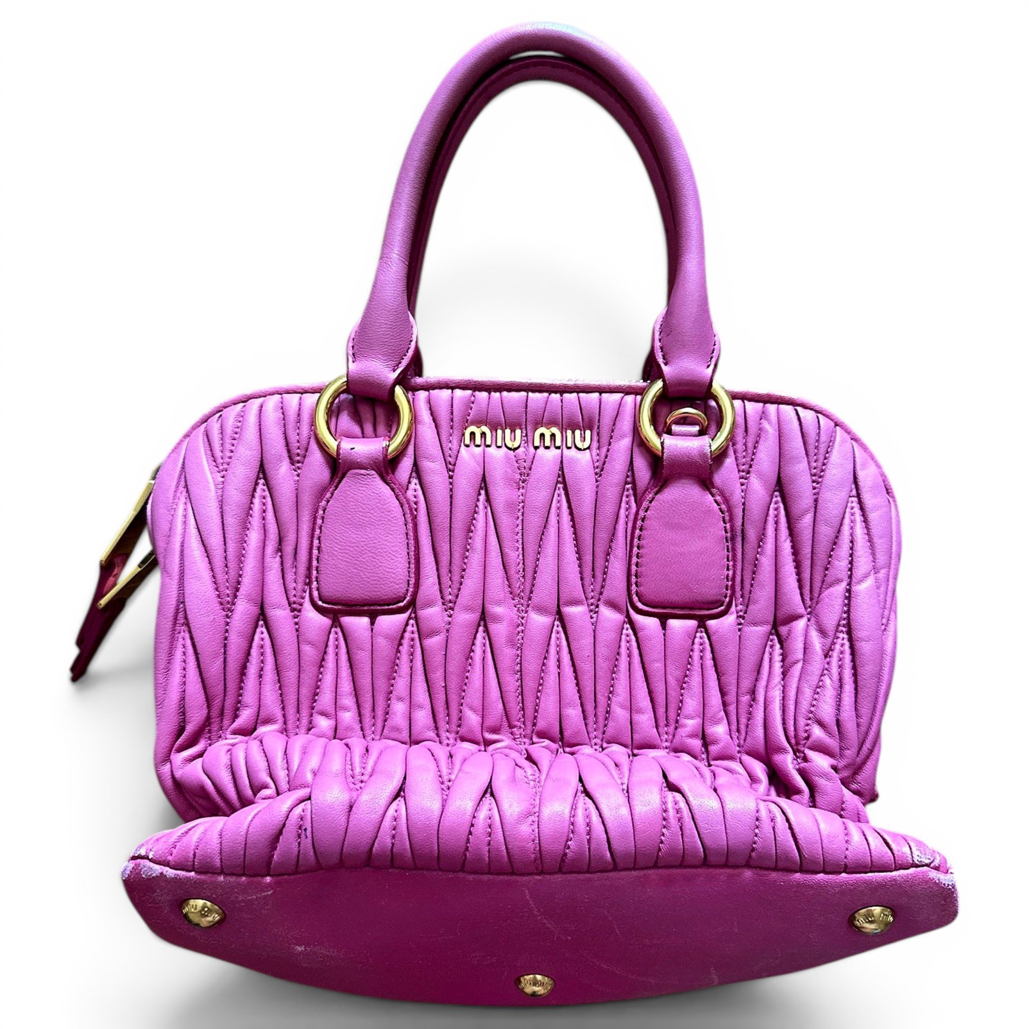Miu Miu Matelassé leather handbag