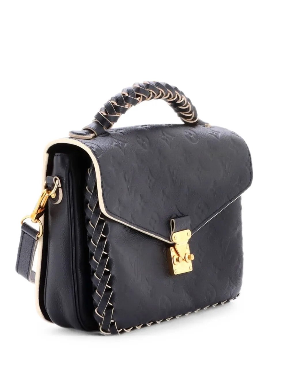 Braided Handle Pochette Metis Monogram Empreinte Leather crossbody bag