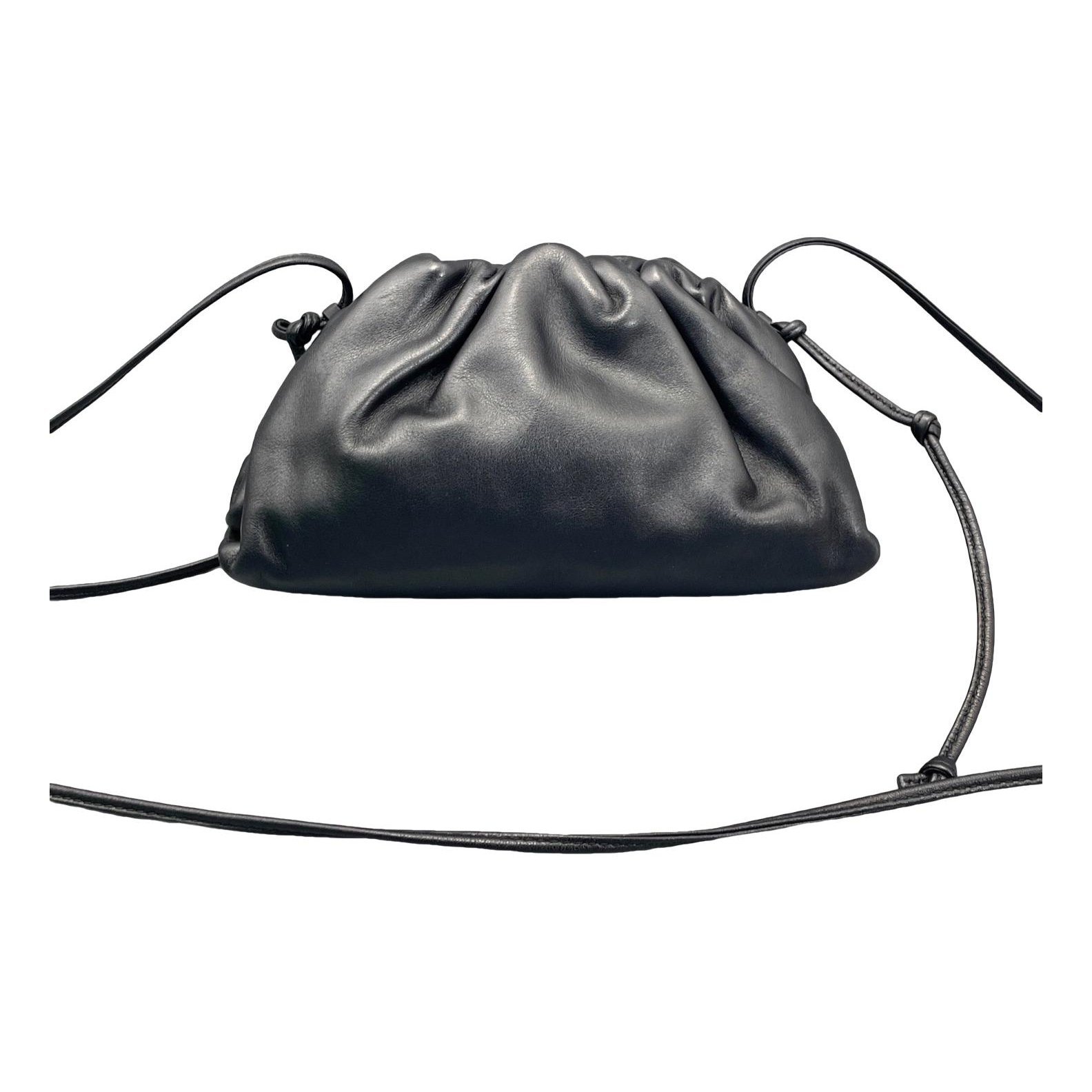 Pouch leather crossbody bag
