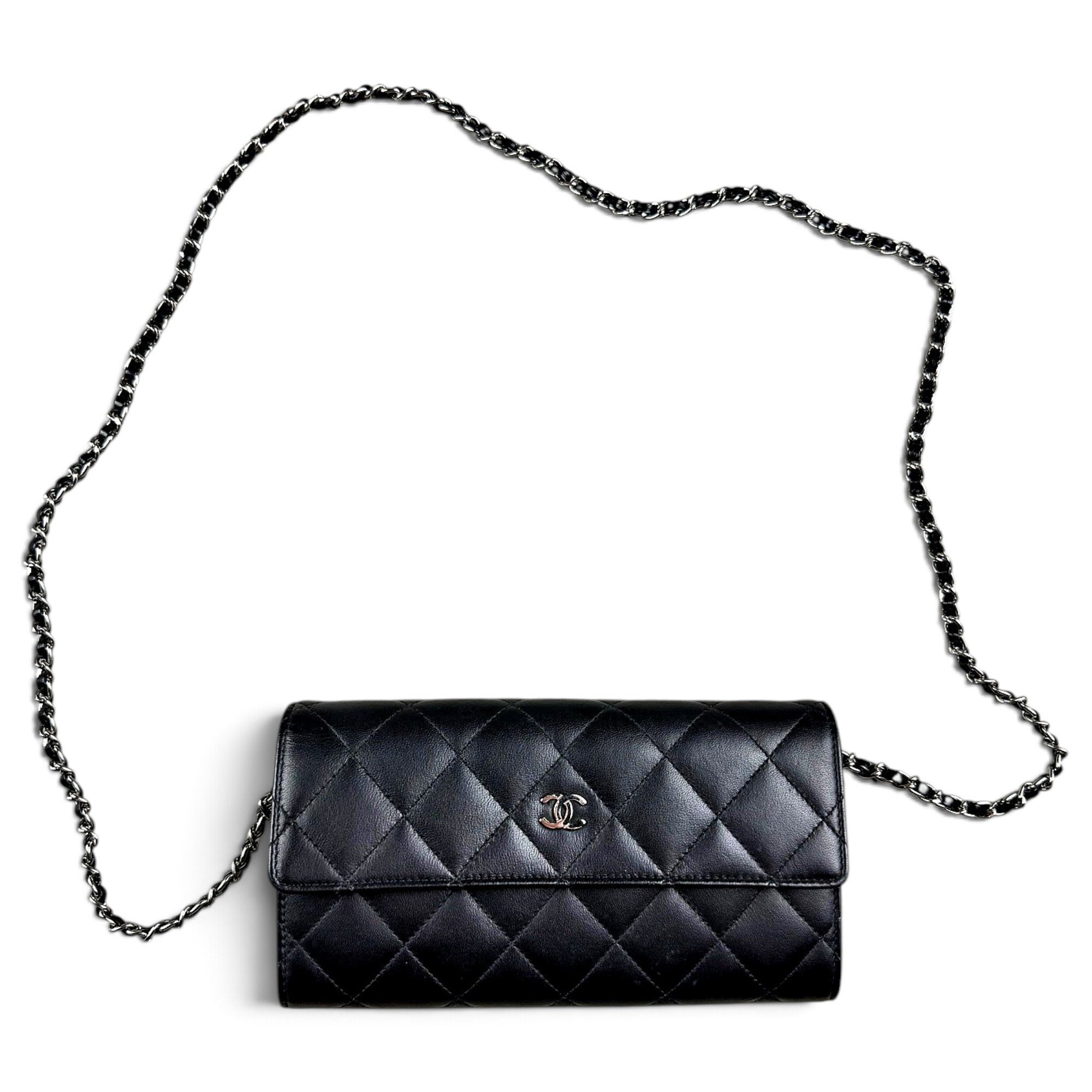 Wallet On Chain Timeless/Classique leather crossbody bag
